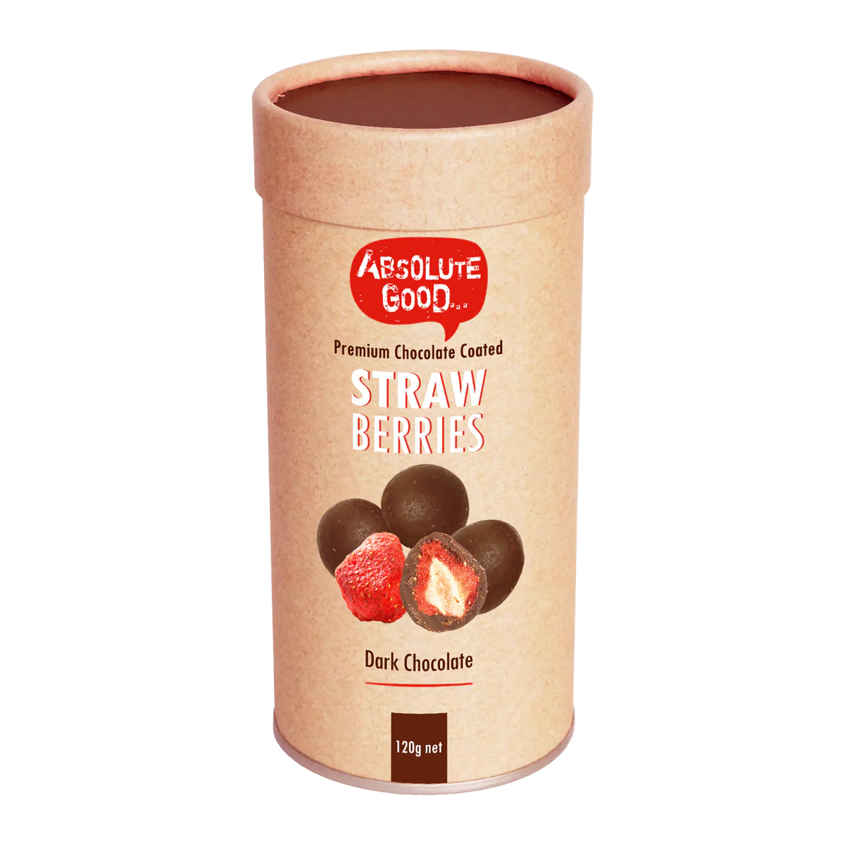 Absolute Good Dark Chocolate Coated Strawberries 120g