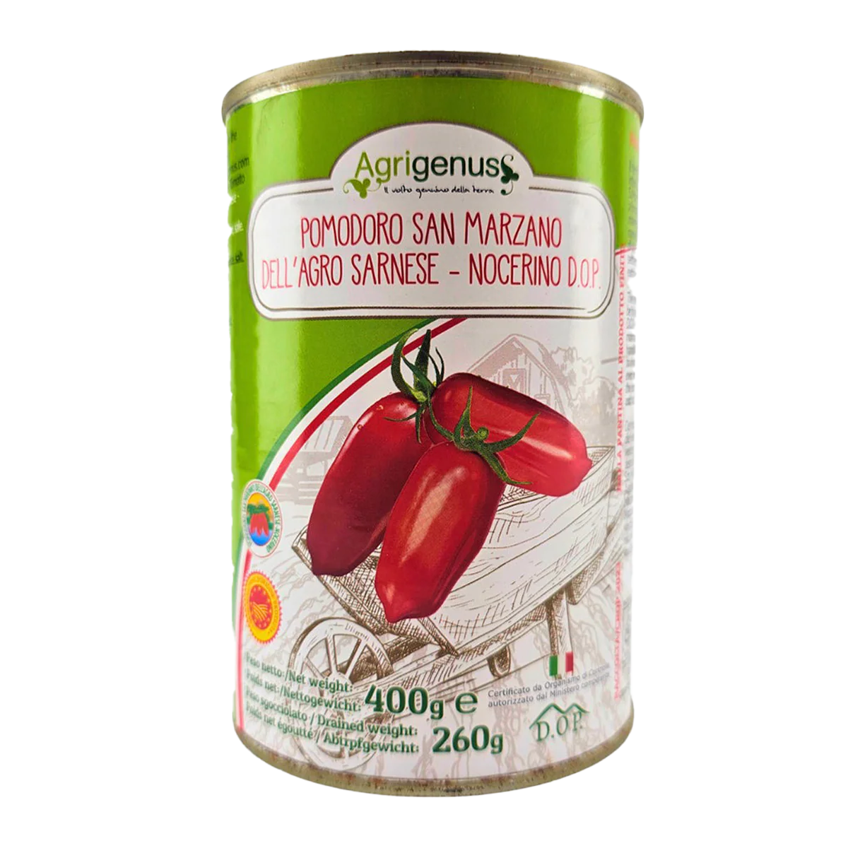 Agrigenus San Marzano Peeled Tomatoes 400g