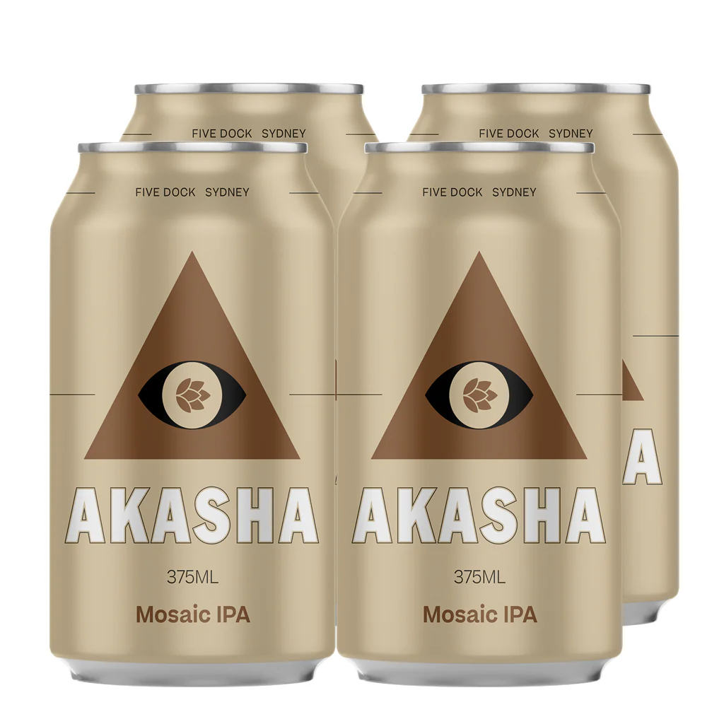 Akasha Brewing Company Mosaic IPA 4 x 375ml