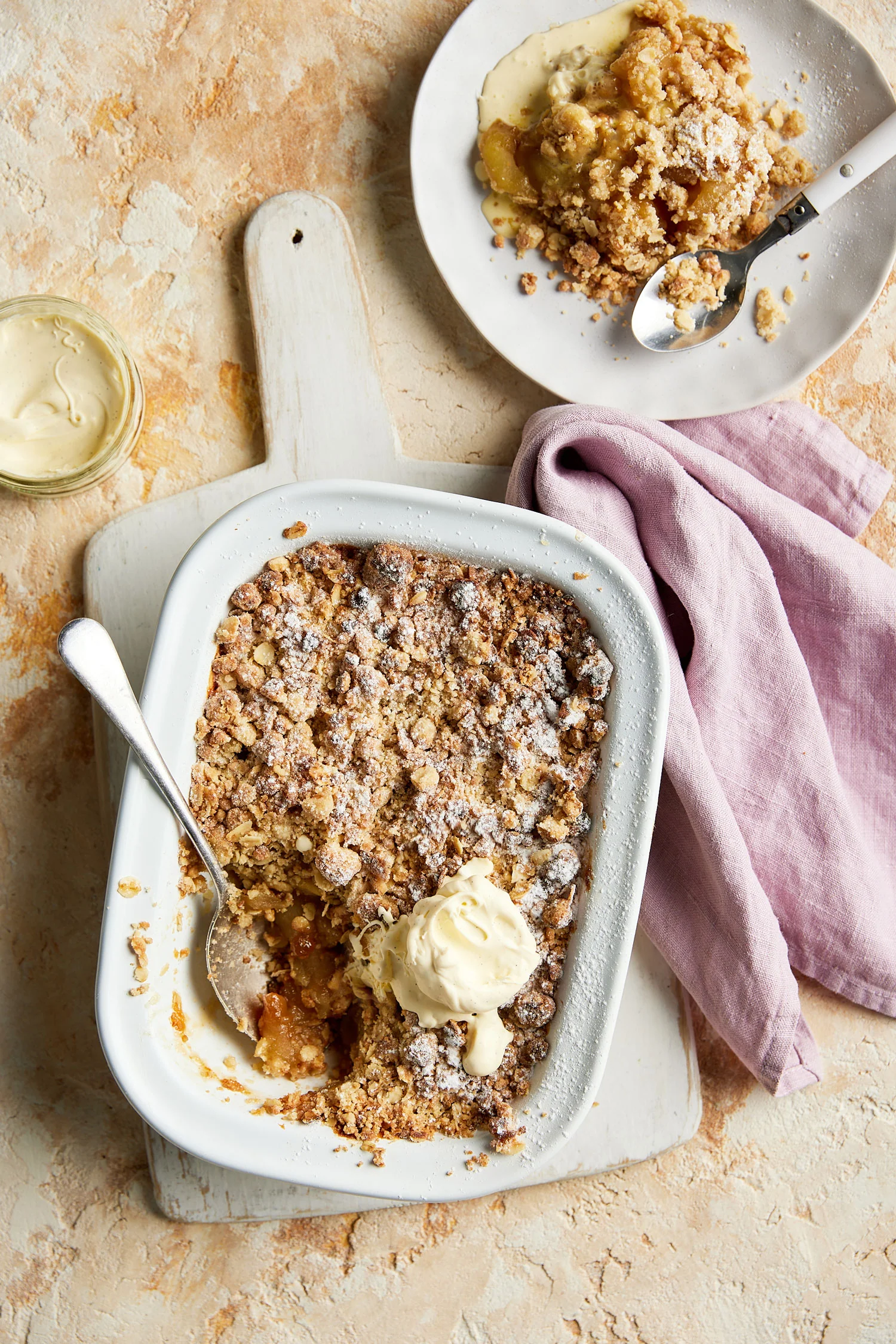 Apple Crumble - with Vanilla Cream - Image 3