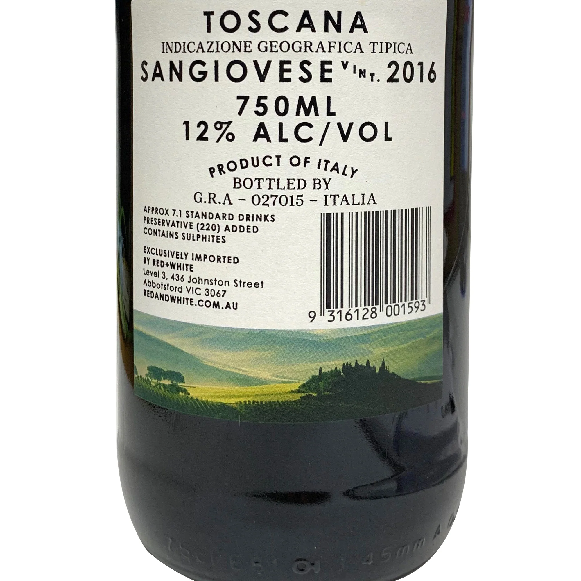 Aquilani Sangiovese Vintage Tuscany Italy 750ml - Image 2