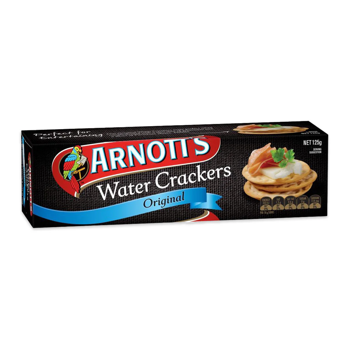 Arnotts Water Crackers Original 125g