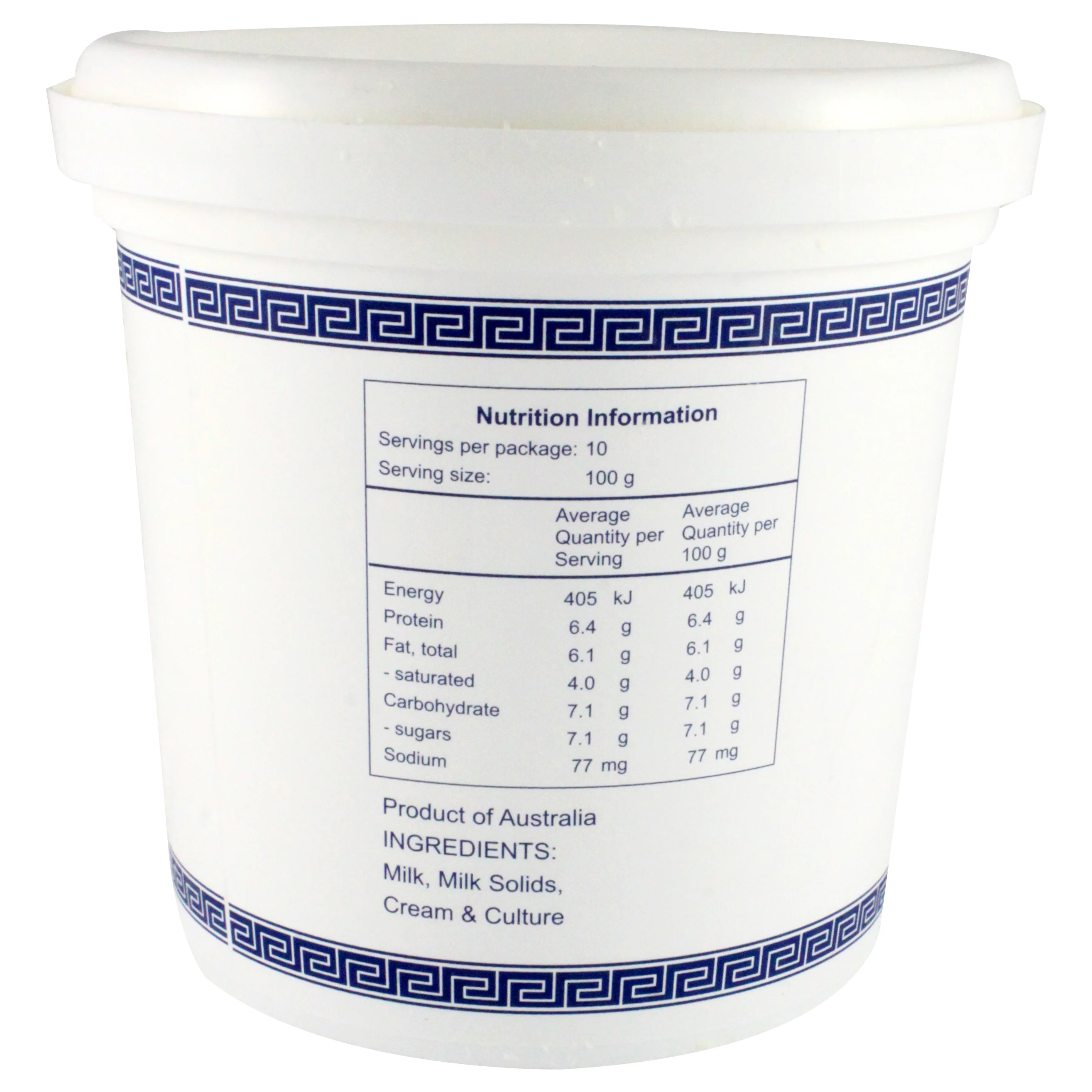 Attiki Greek Style Natural Yoghurt 1kg - Image 2
