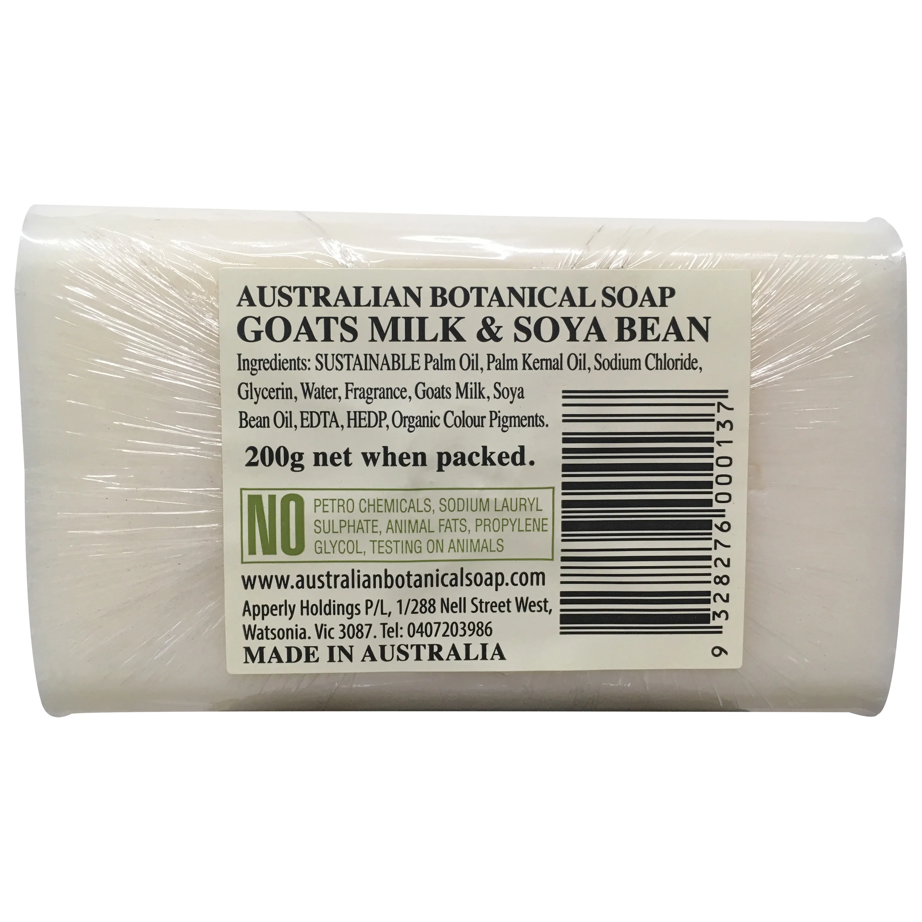Australian Botanical Soap Goats Milk and Soya Bean 200g - Image 4