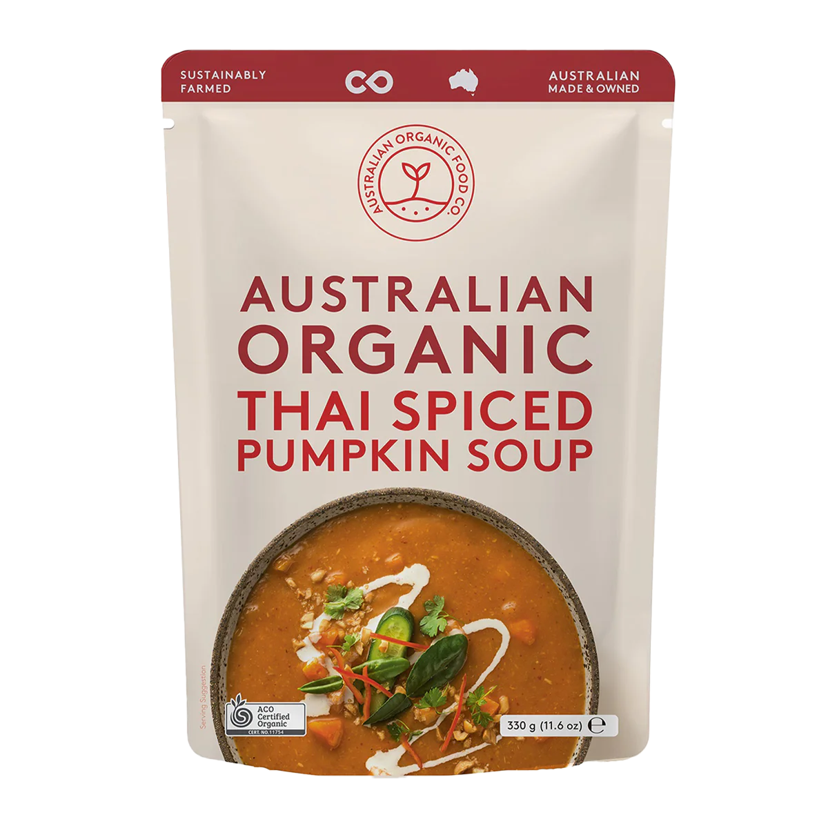 Australian Organic Food Co Thai Pumpkin Soup 330g