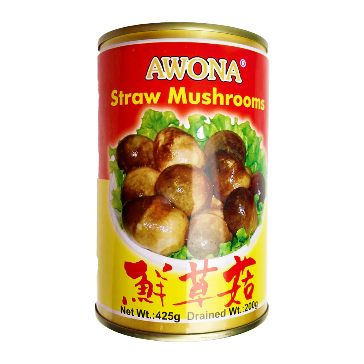 Awona Straw Mushroom 425g