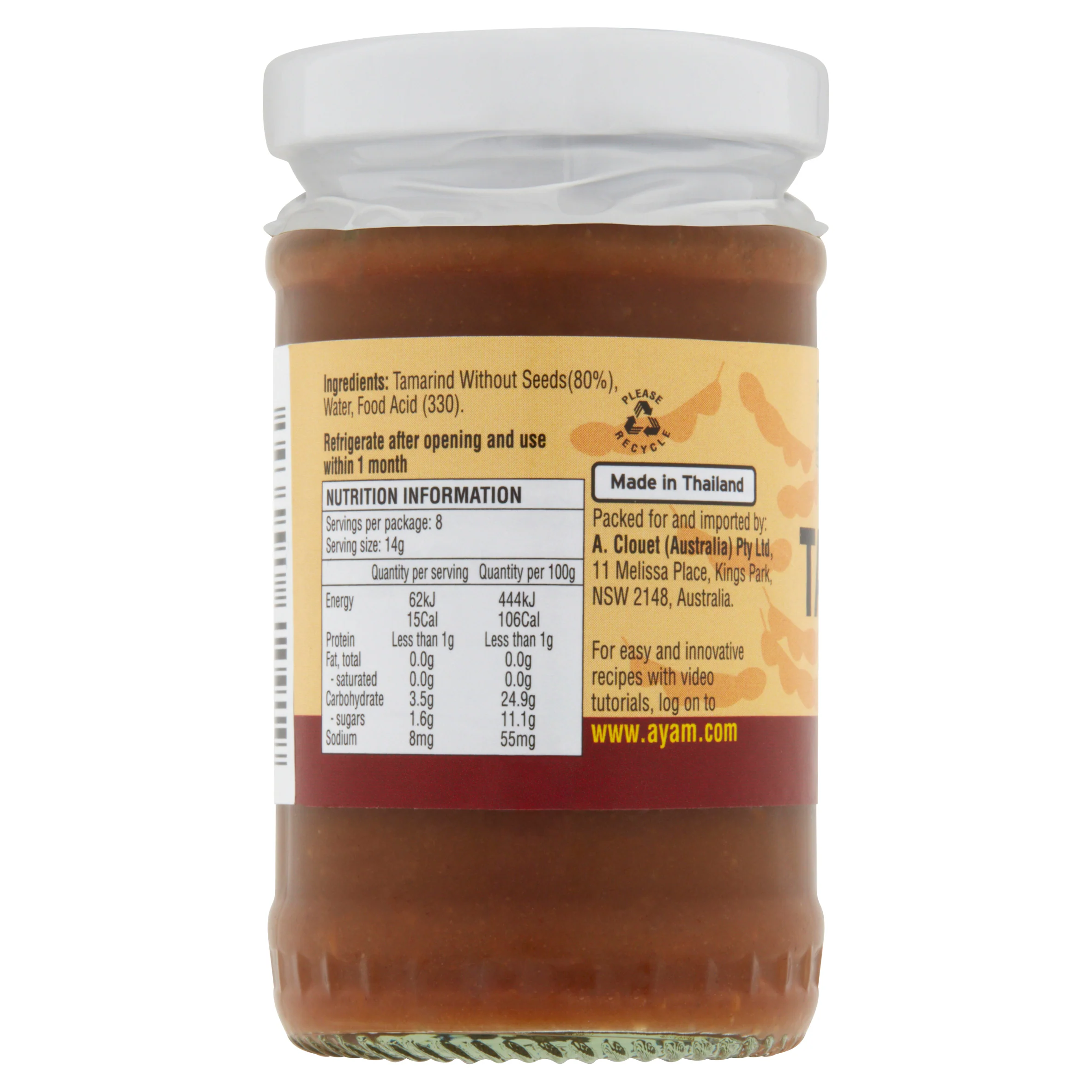 Ayam Seedless Tamarind Puree 114g - Image 2