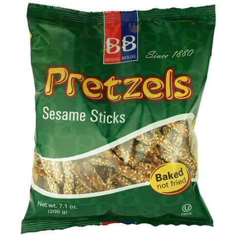 B&B Pretzel Rings Sesame 200g