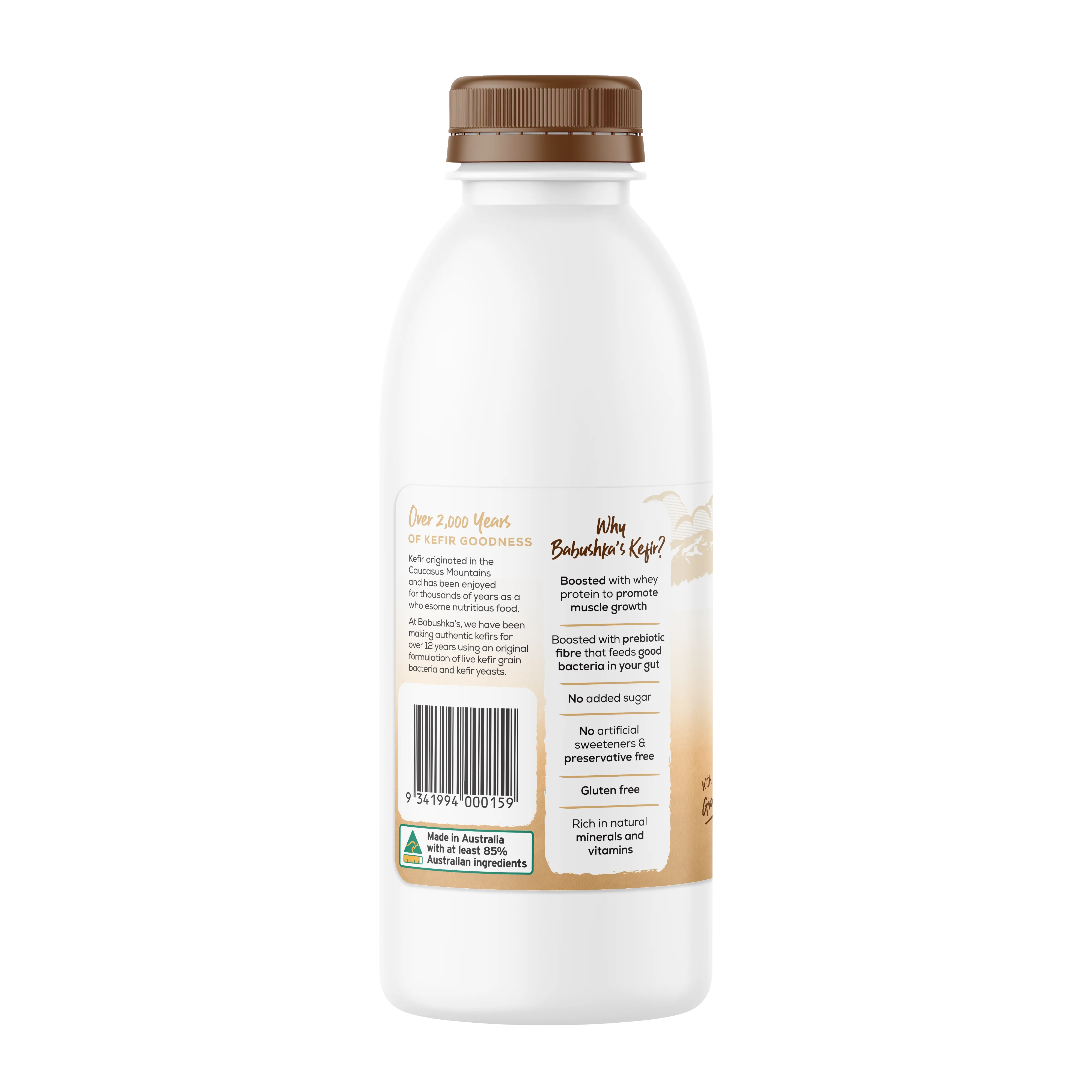 Babushka's Probiotic Kefir Natural Yoghurt Coconut 750g - Image 8
