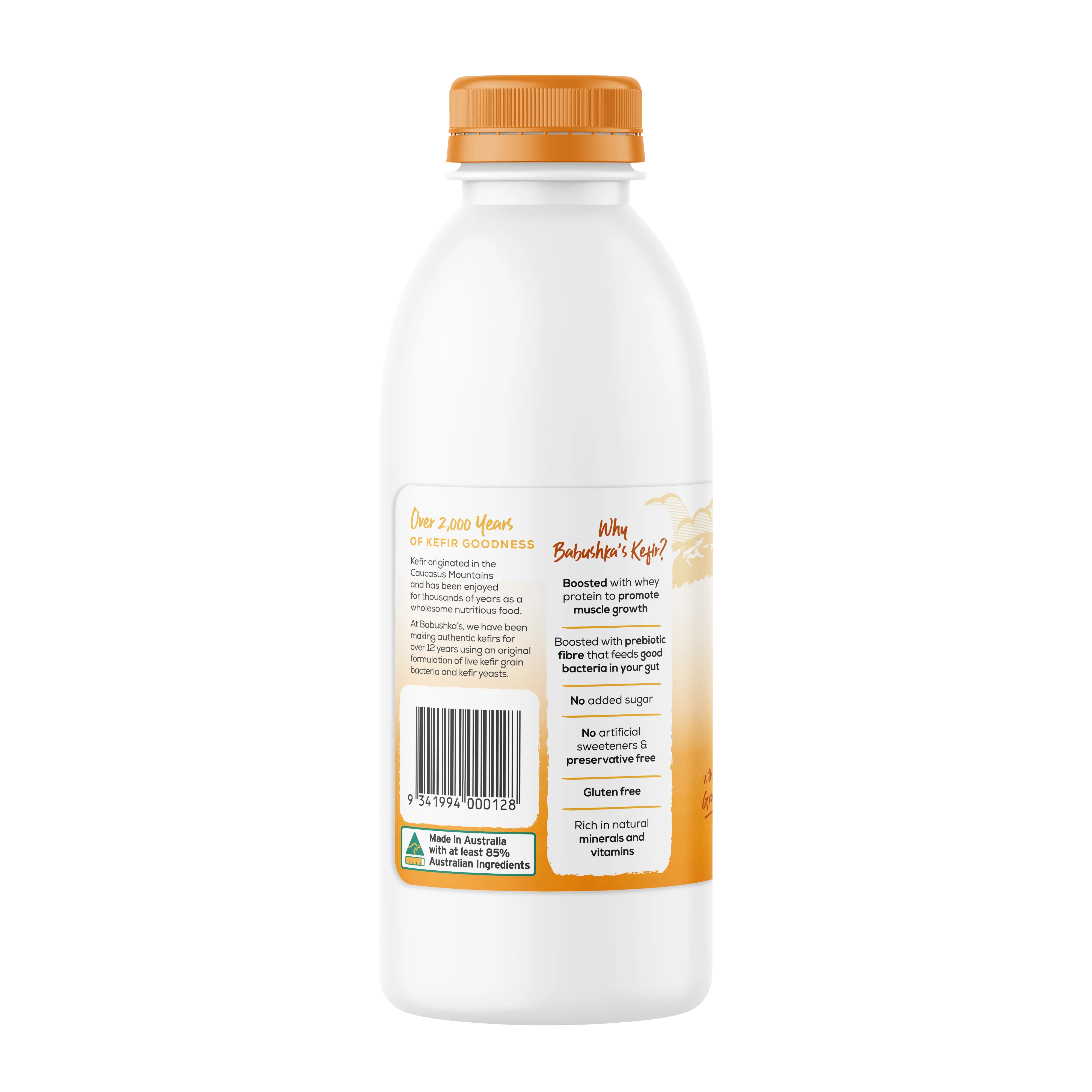 Babushka's Probiotic Kefir Natural Yoghurt  Mango 750g - Image 2
