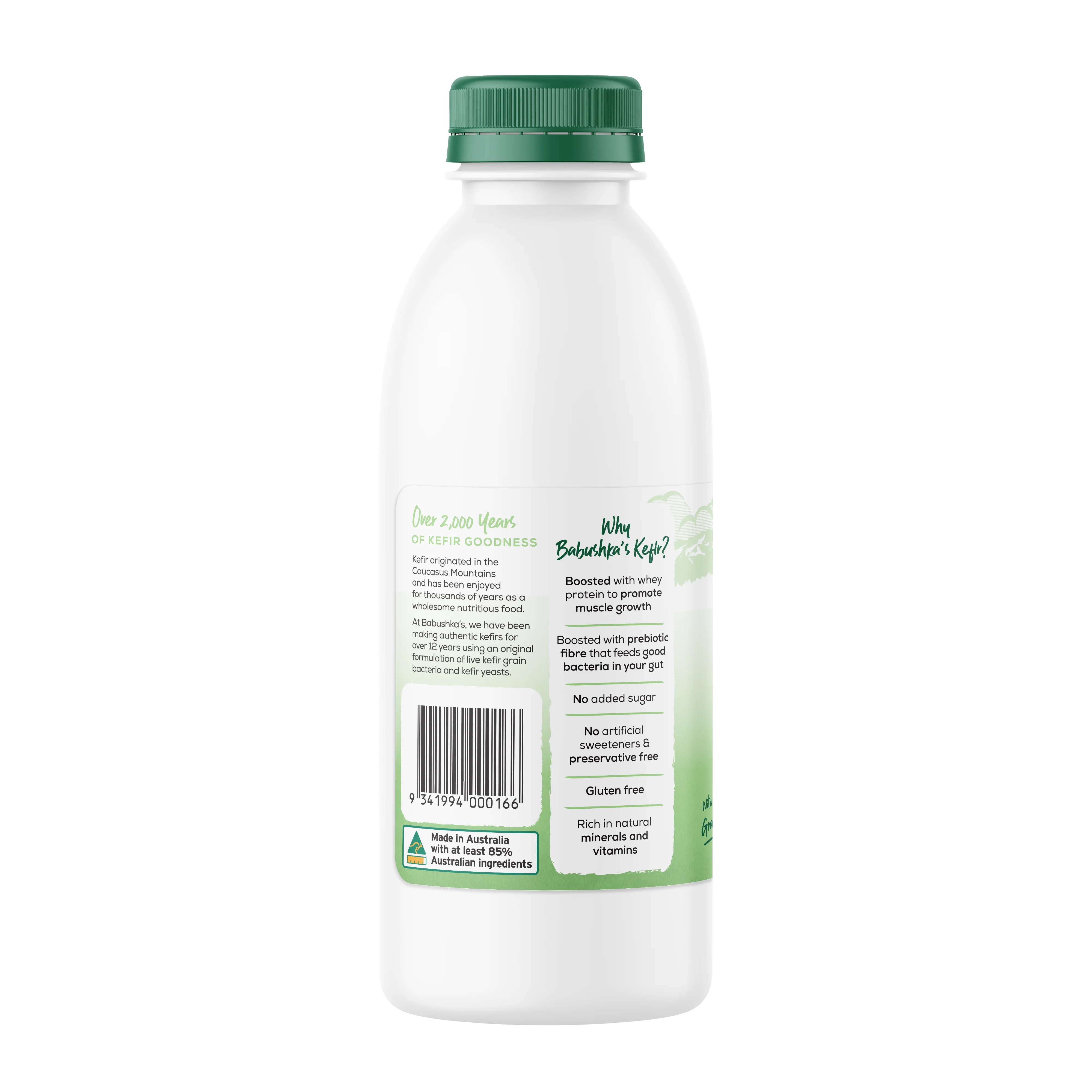 Babushka's Probiotic Kefir Natural Yoghurt 750g - Image 4