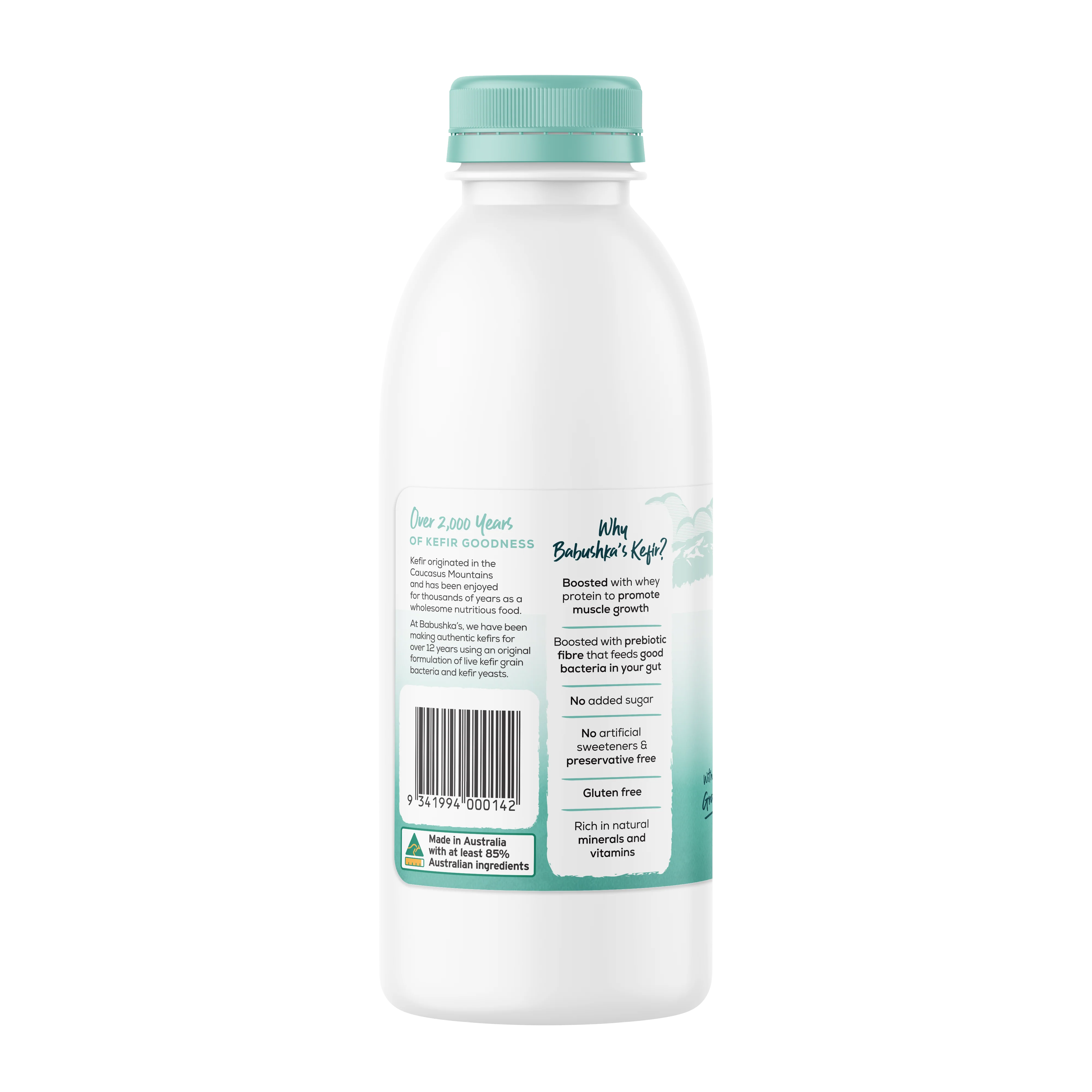 Babushka's Probiotic Kefir Natural Yoghurt Vanilla 750g - Image 2
