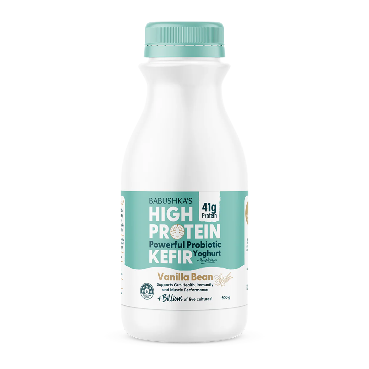 Babushka's High Protein Kefir Vanilla Bean 500g