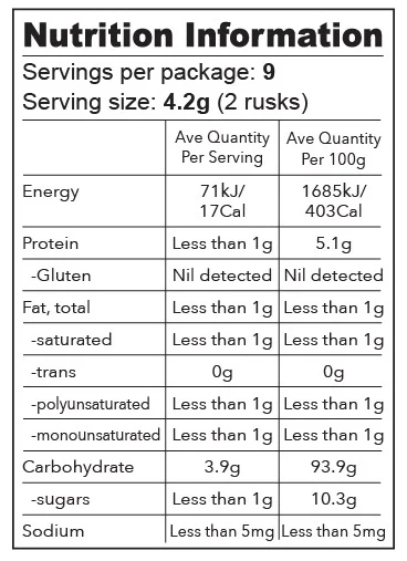 Baby Mum-Mum First Rice Rusks Vegetable 8 Months+ x18 36g - Image 2