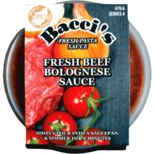 Baccis Pasta Sauce Bolognese 475g