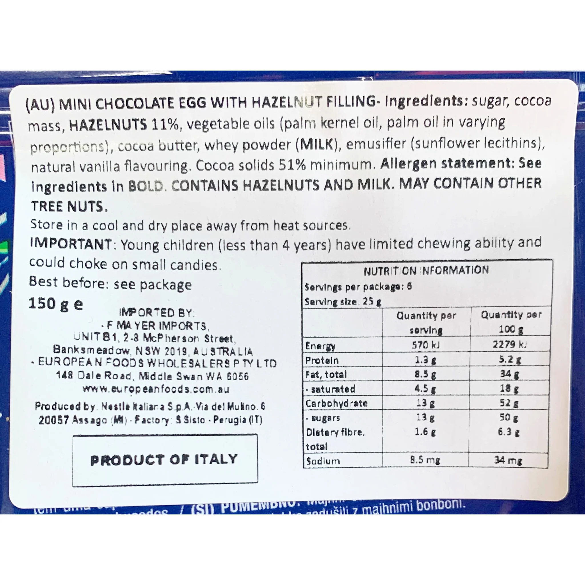 Baci Perugina Dark Chocolate Mini Eggs 150g - Image 2