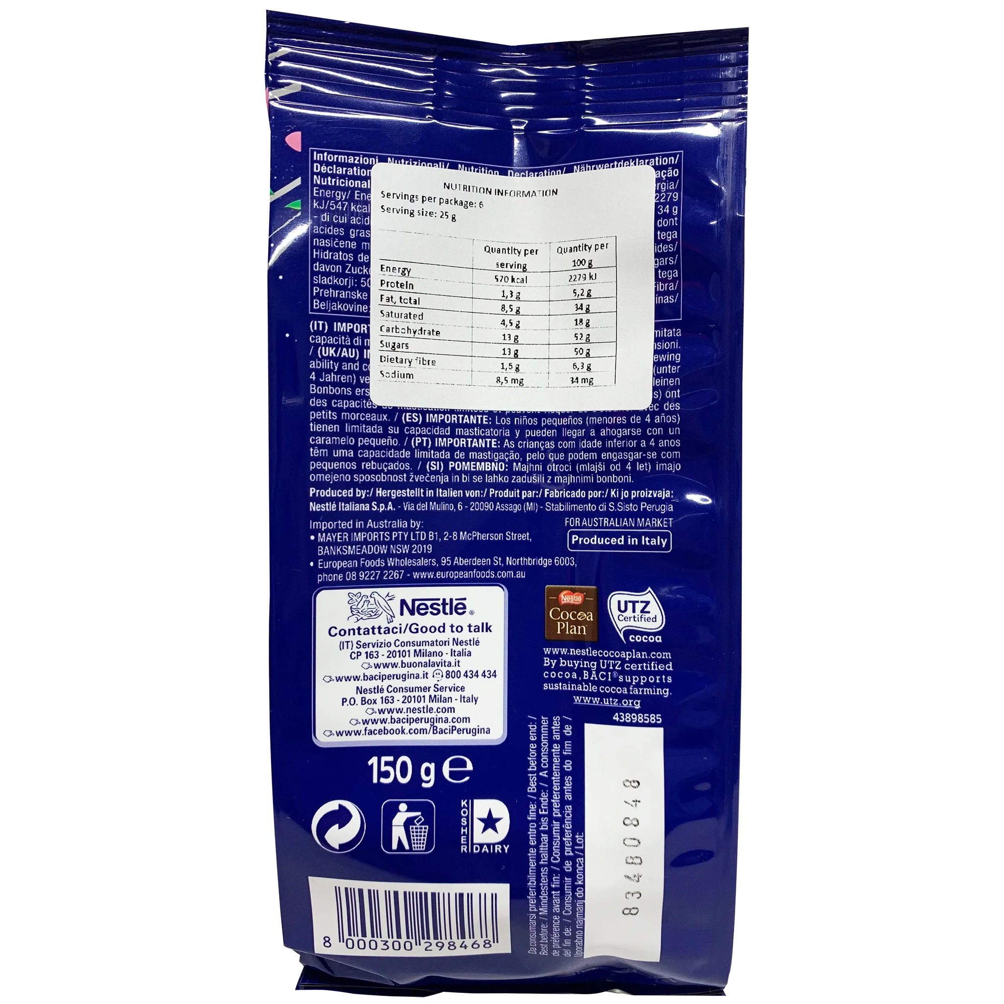 Baci Perugina Dark Chocolate Mini Eggs 150g - Image 3