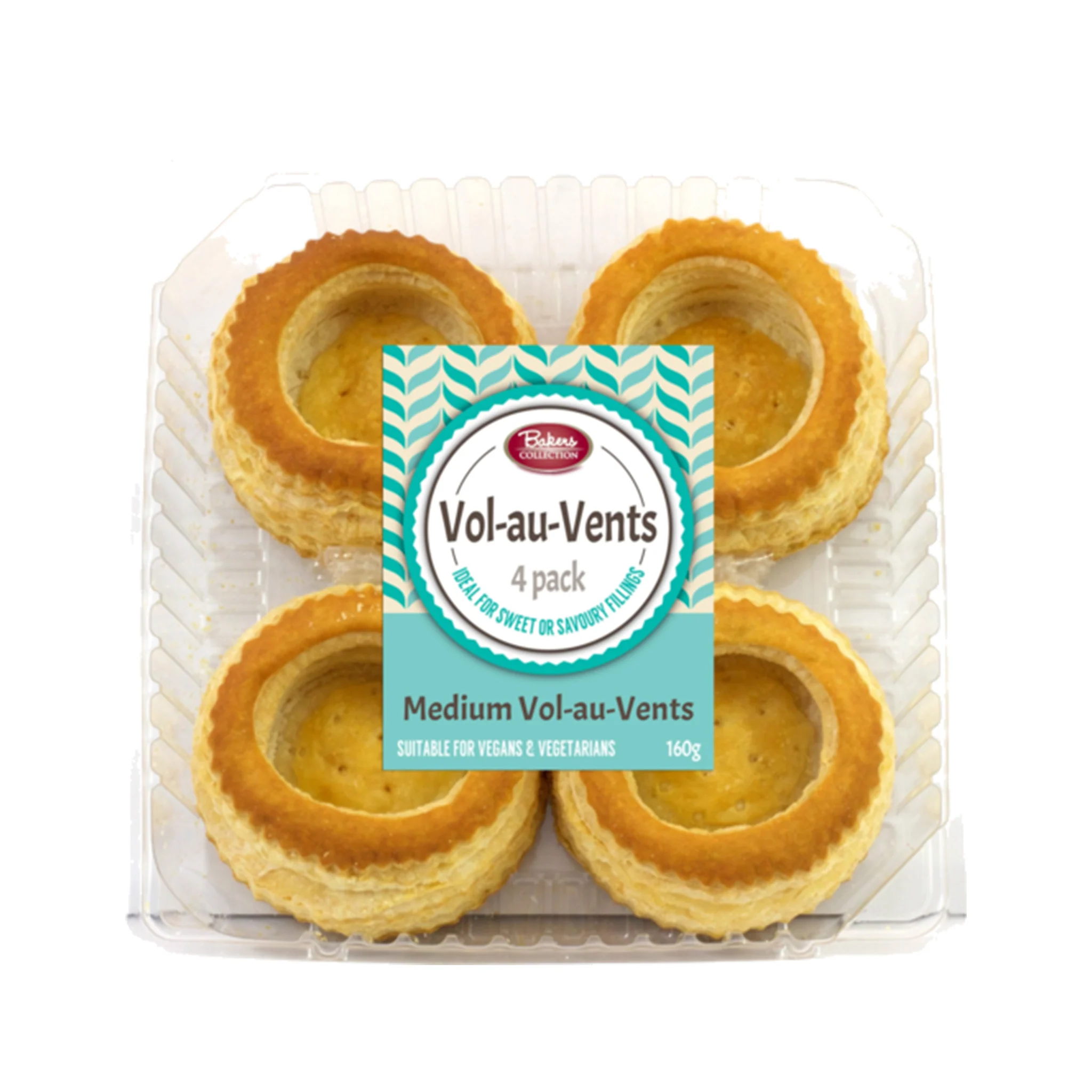 Bakers Collection Vol-Au-Vents x4 160g