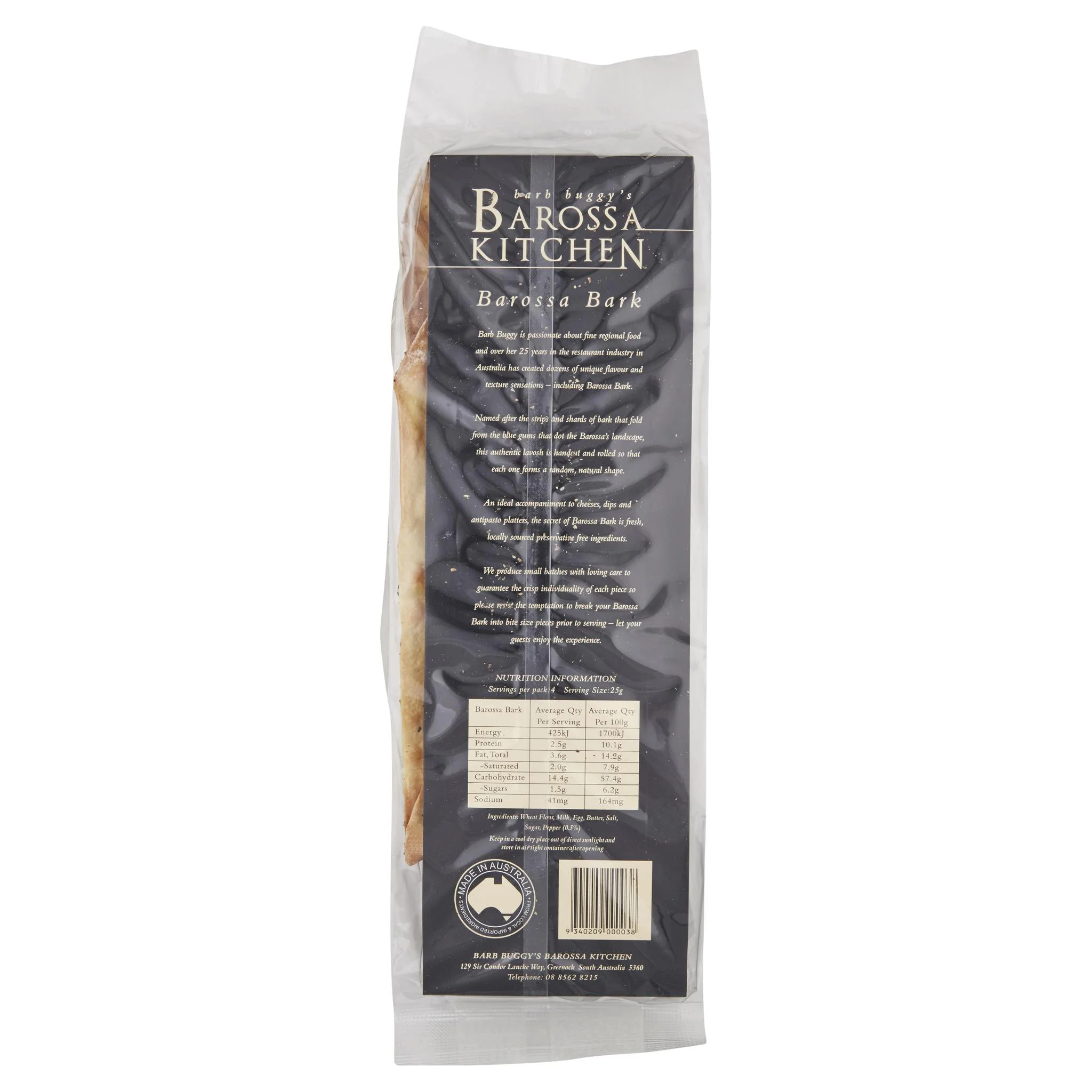 Barossa Kitchen Salt and Pepper Flatbread 100g - Image 2
