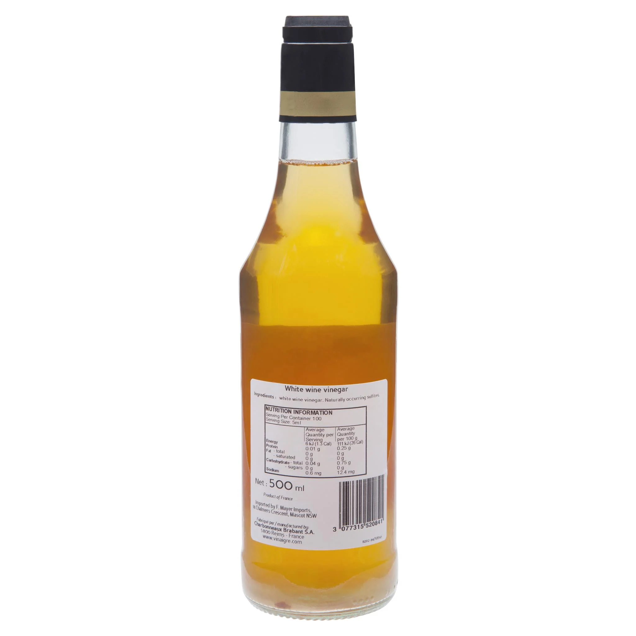 Beaufor White Wine Vinegar 500ml - Image 2