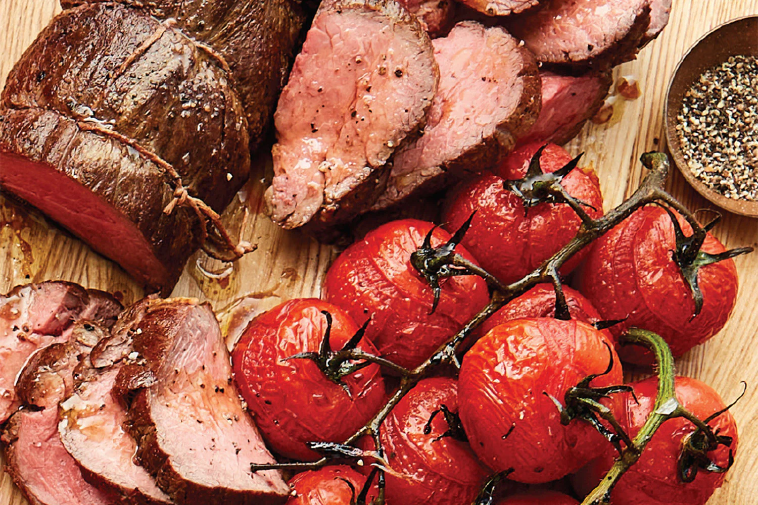 Beef Eye Fillet - with Roasted Truss Tomatoes - Image 2