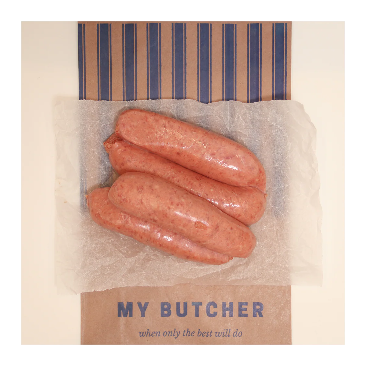 Butcher Thick Beef Sausages 600-800g - Image 2