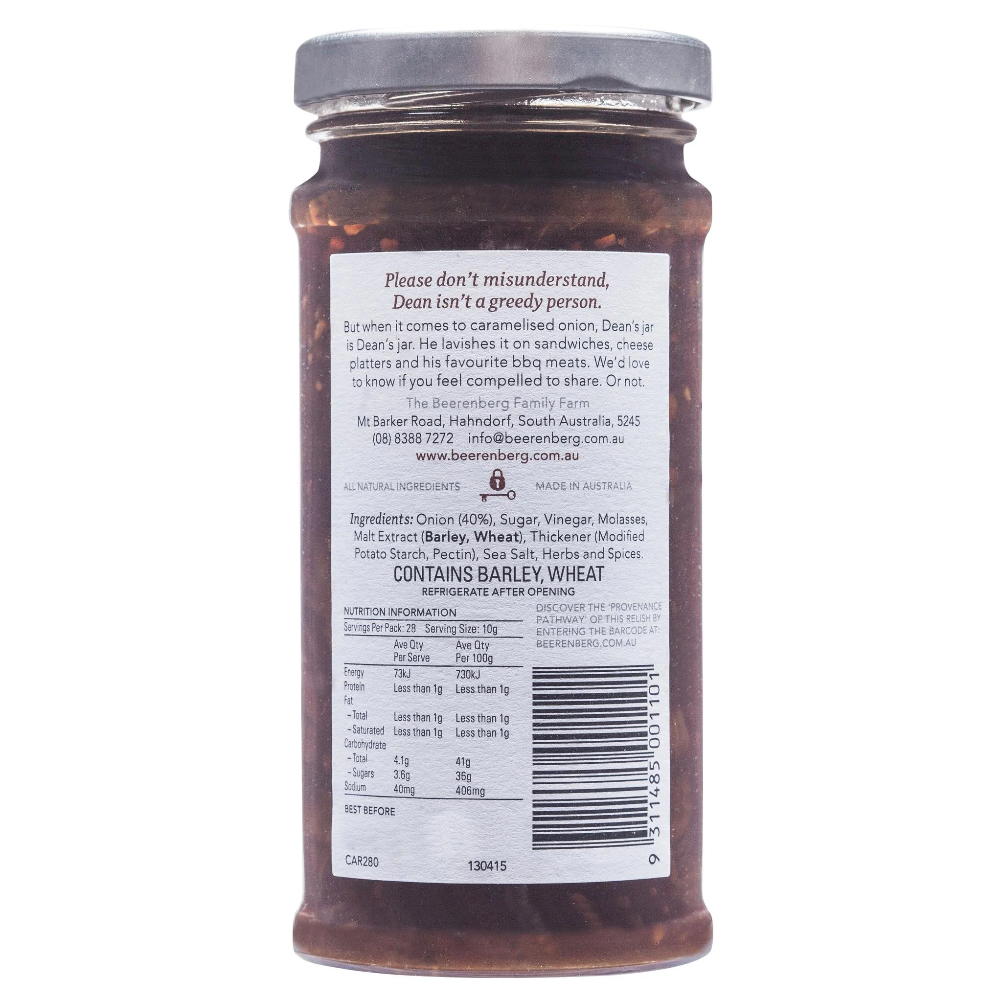 Beerenberg Caramelised Onion 280g - Image 2