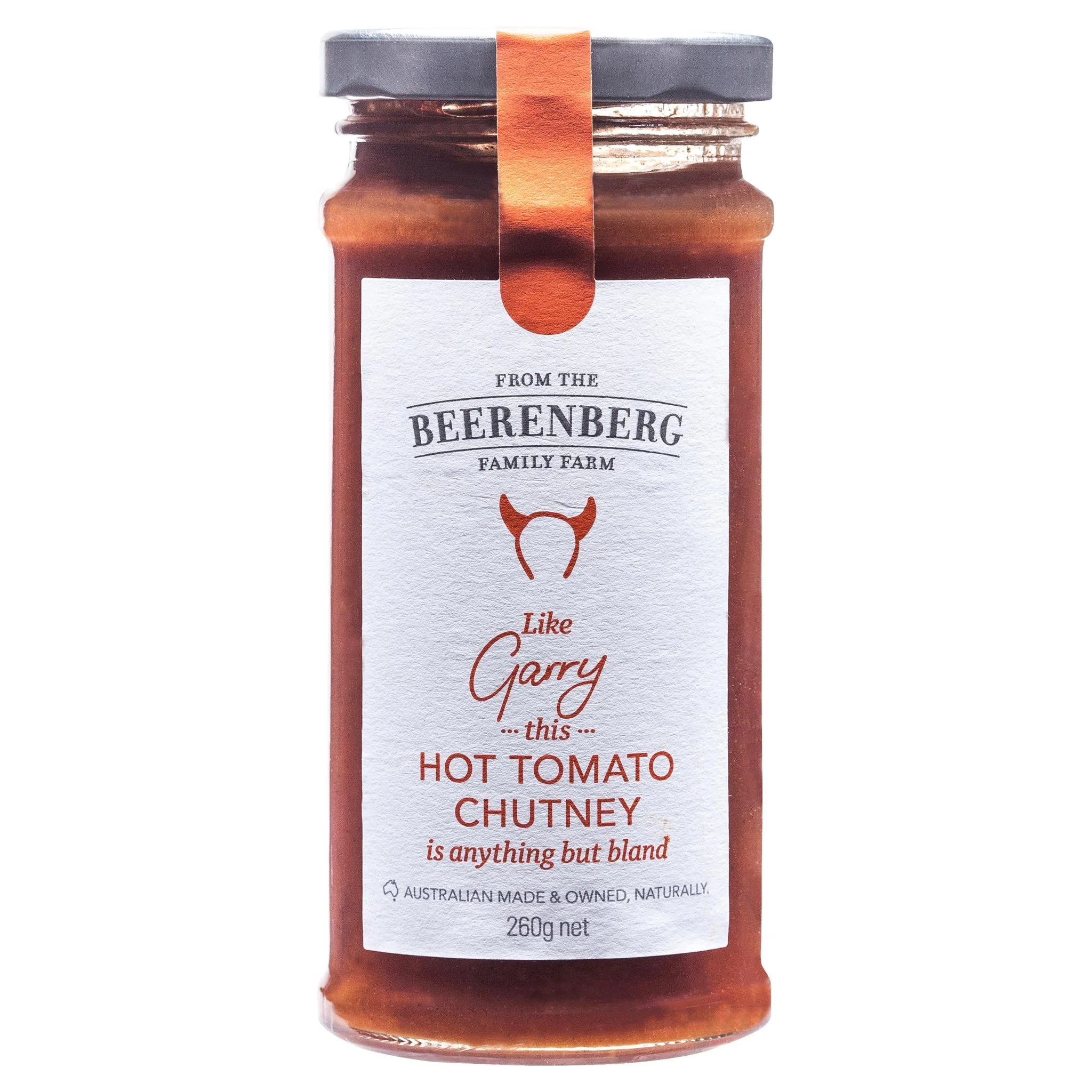 Beerenberg Chutney Hot Tomato 260g