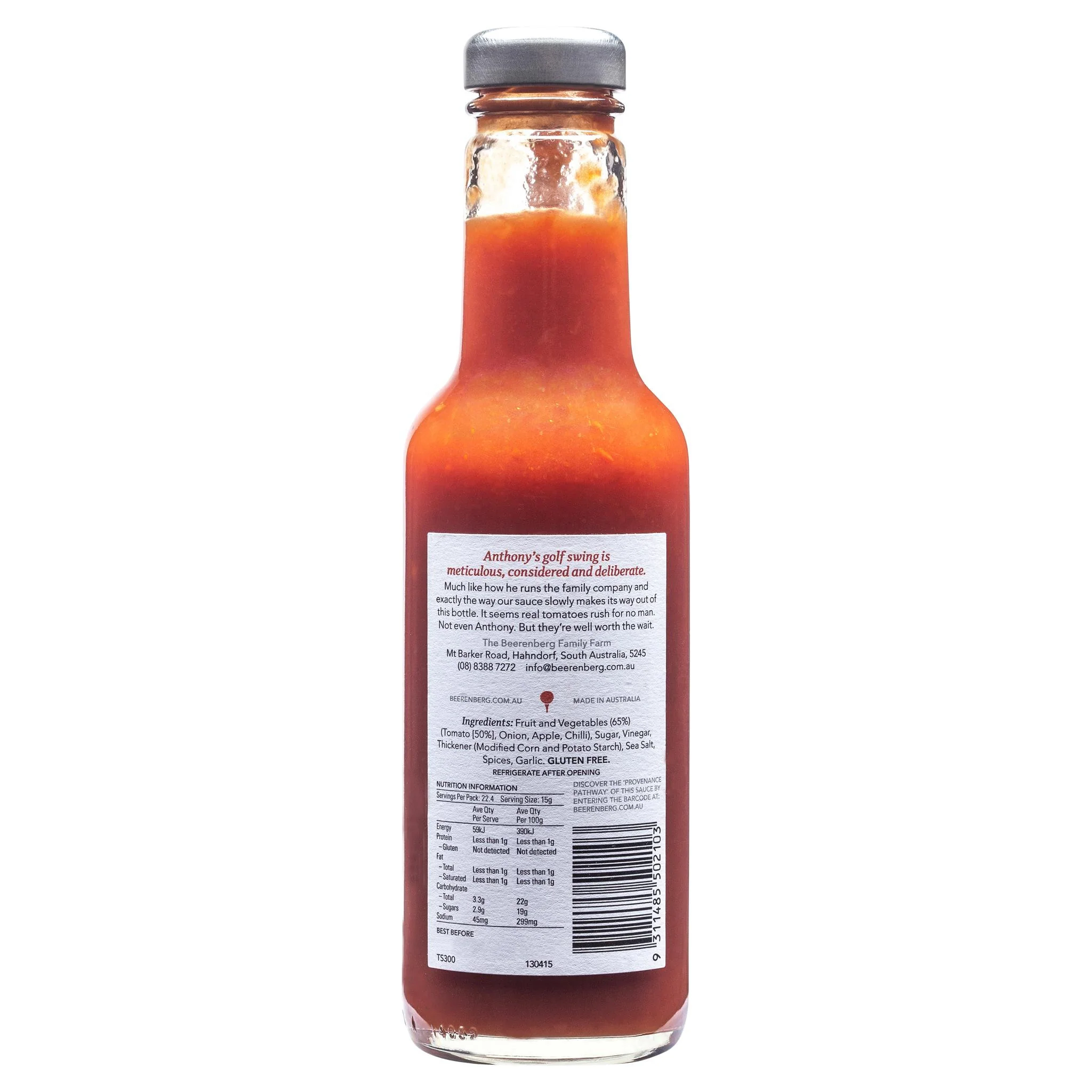 Beerenberg Tomato Sauce 300ml - Image 2