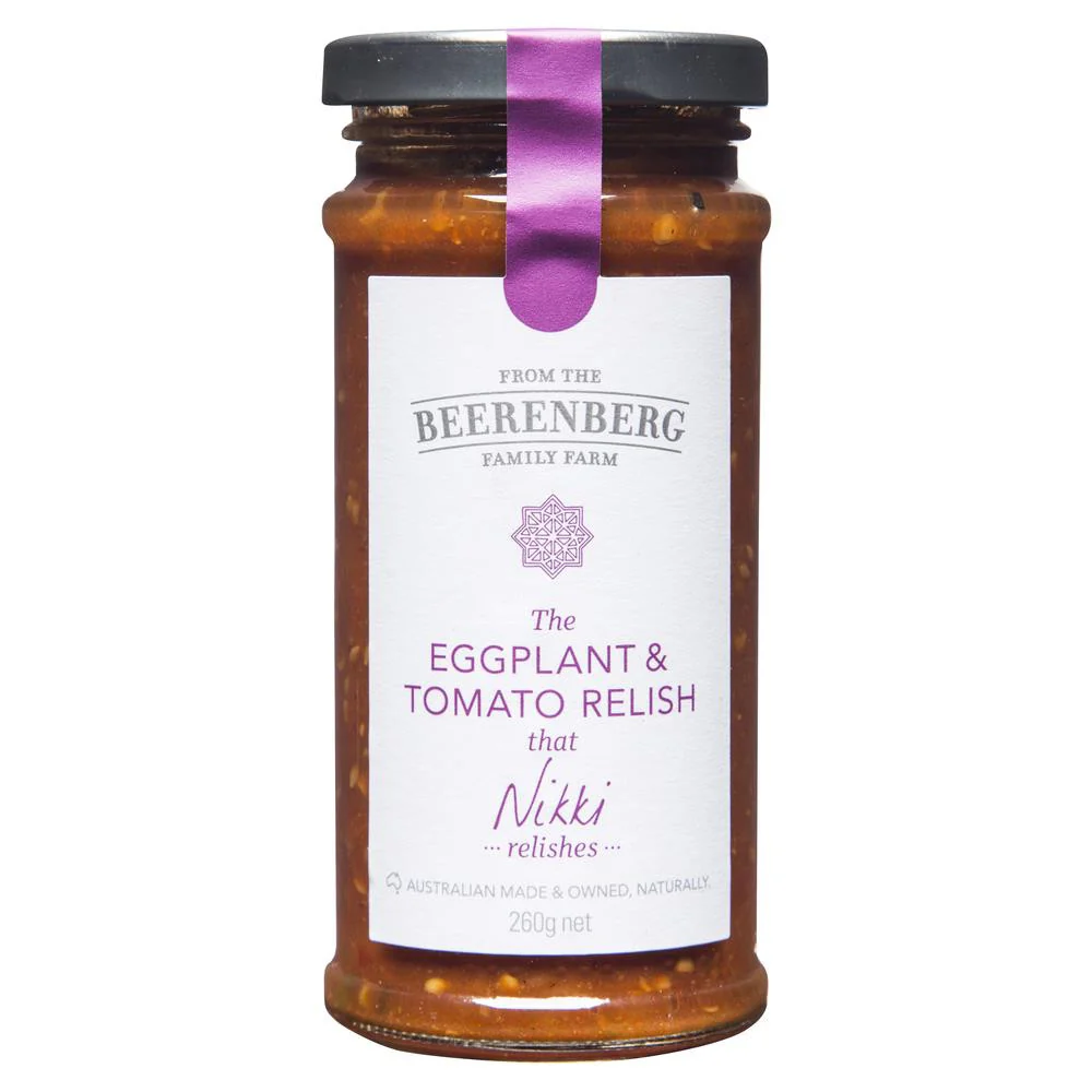Beerenberg Eggplant Tomato Relish 260g