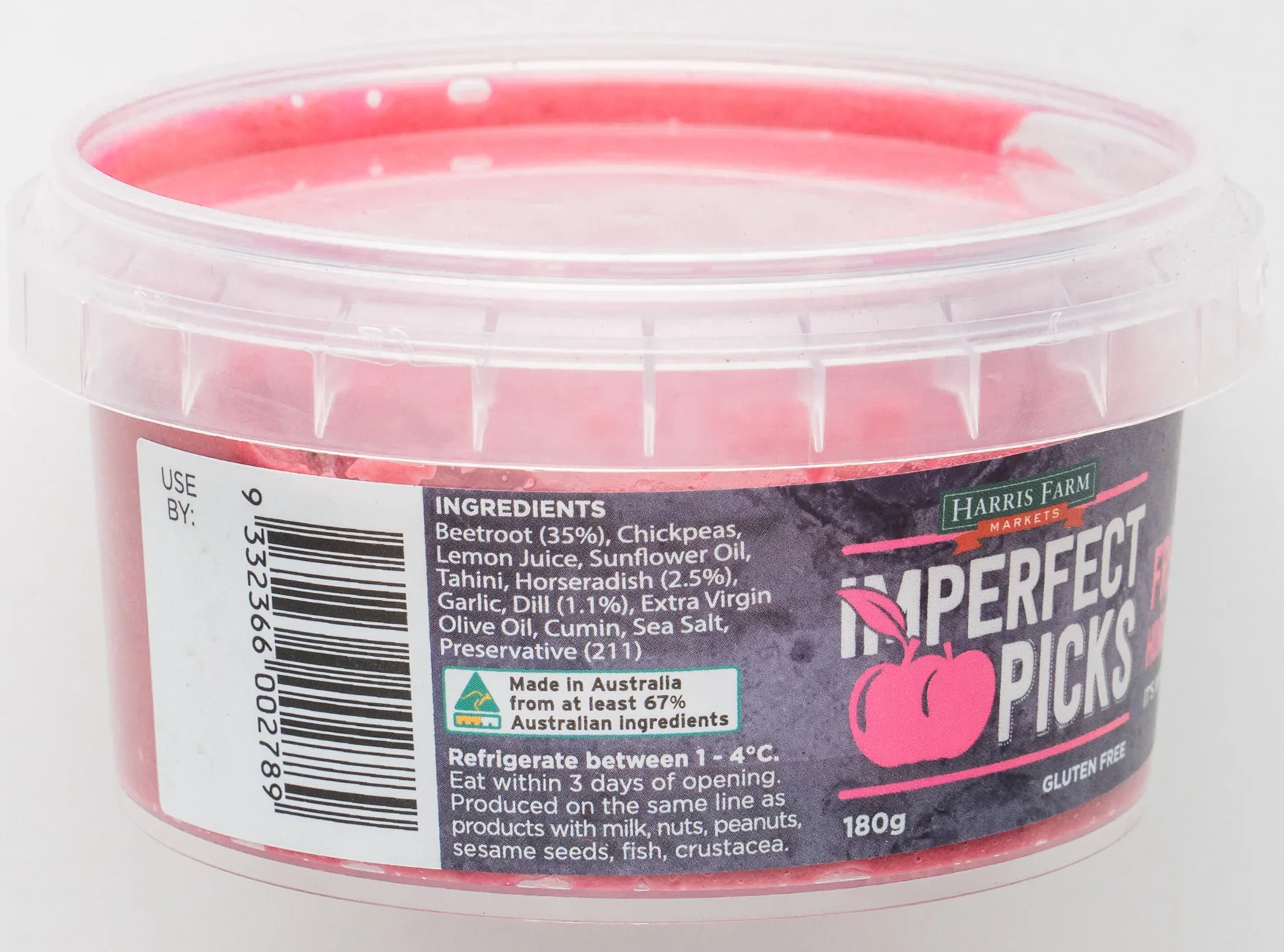 Imperfect Pick Beetroot and Dill Dip 180g - Image 3