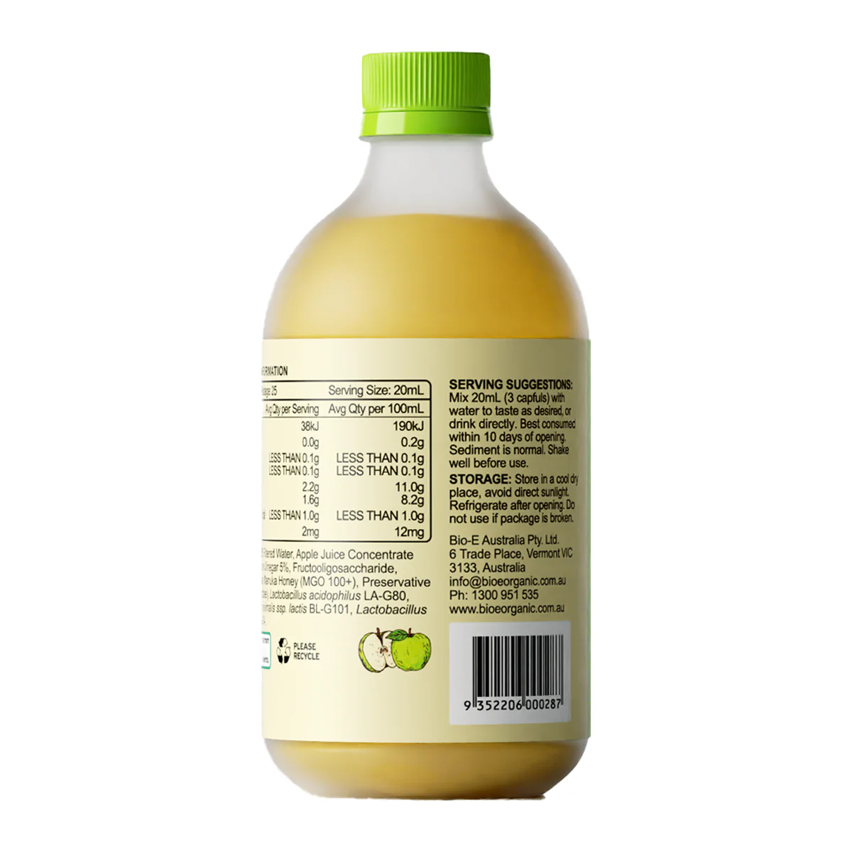 Bio-E Apple Cider Vinegar 500ml - Image 5