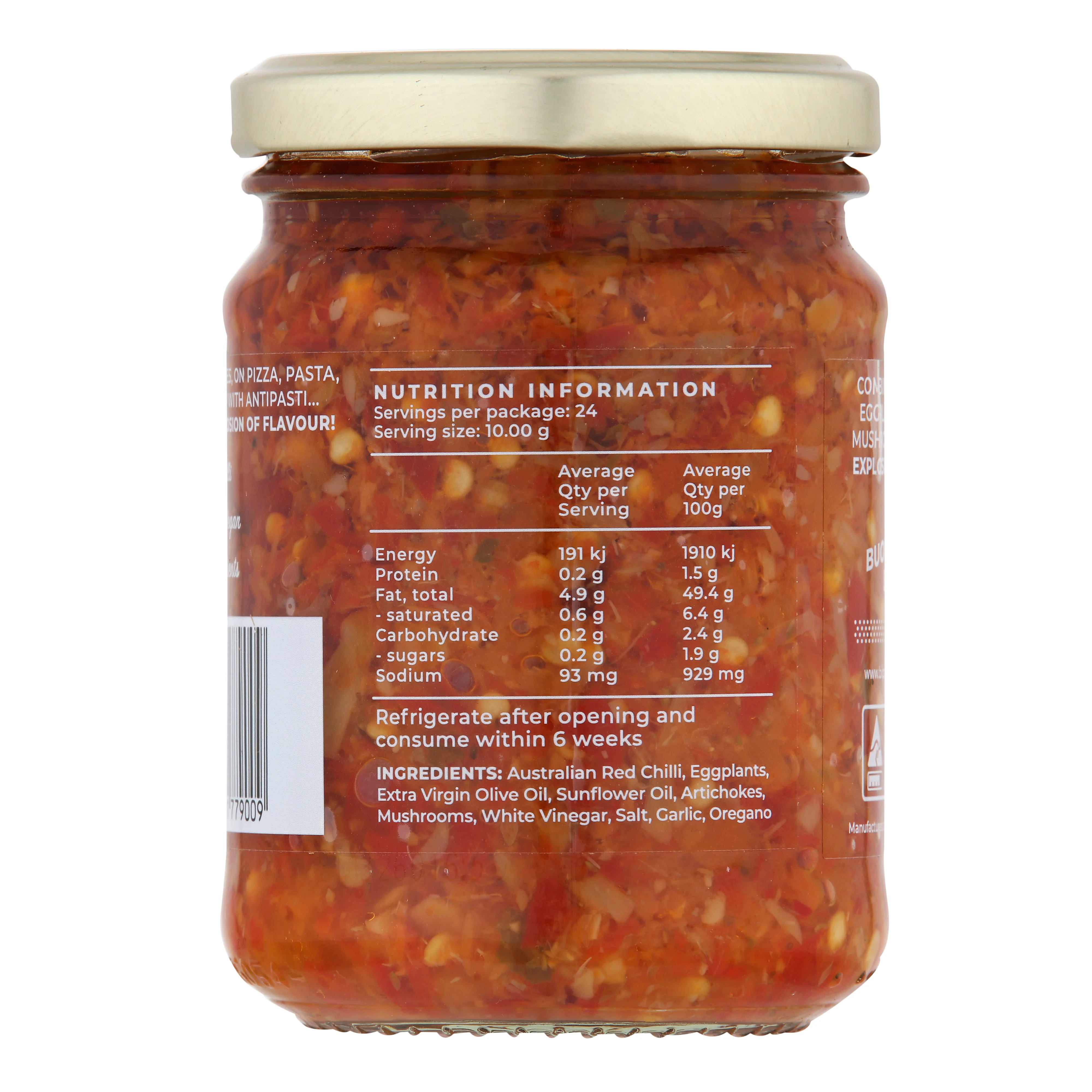 Bippi Italian Bomba Spicy Spread 240g - Image 3