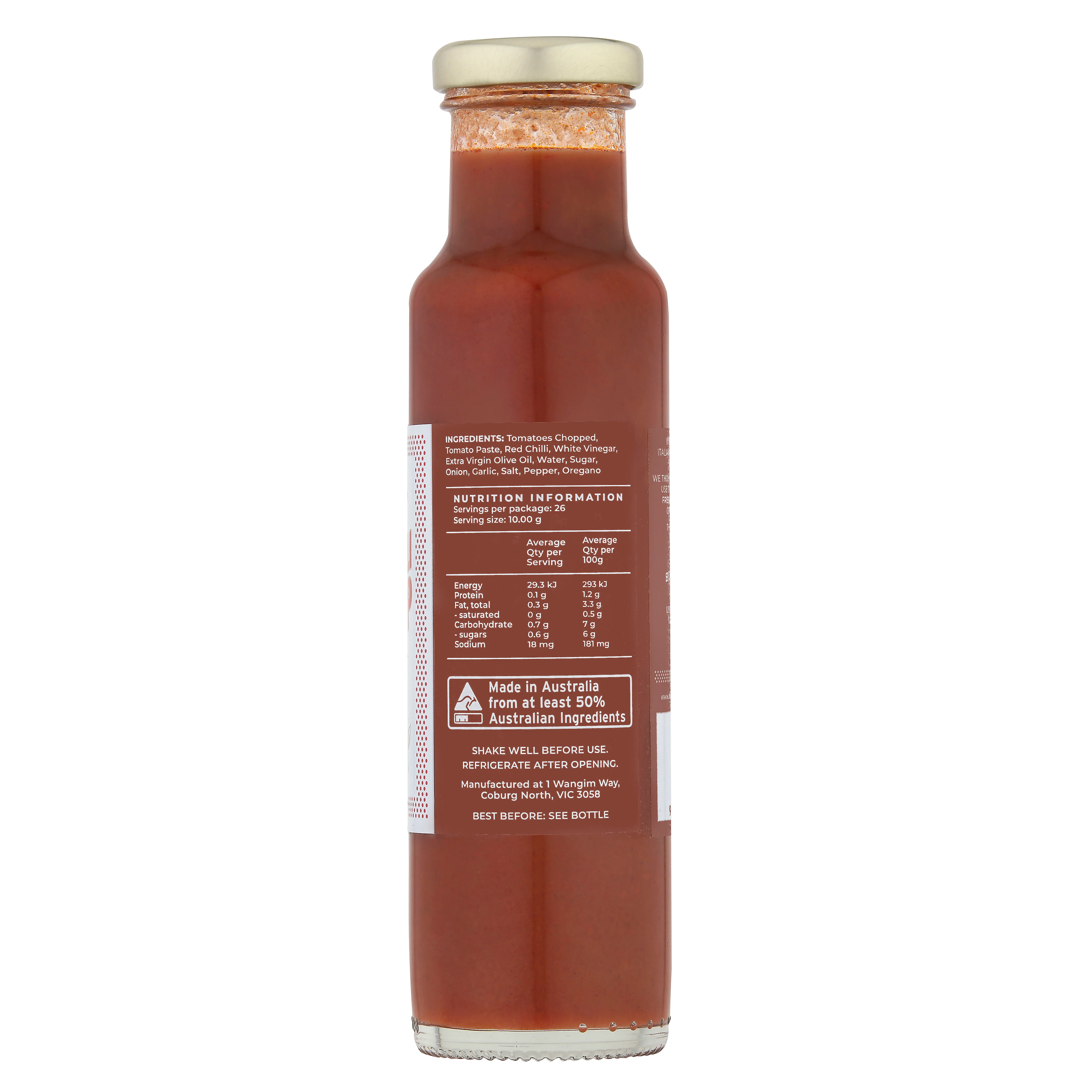 Bippi Italian Chilli Ketchup 260g - Image 3