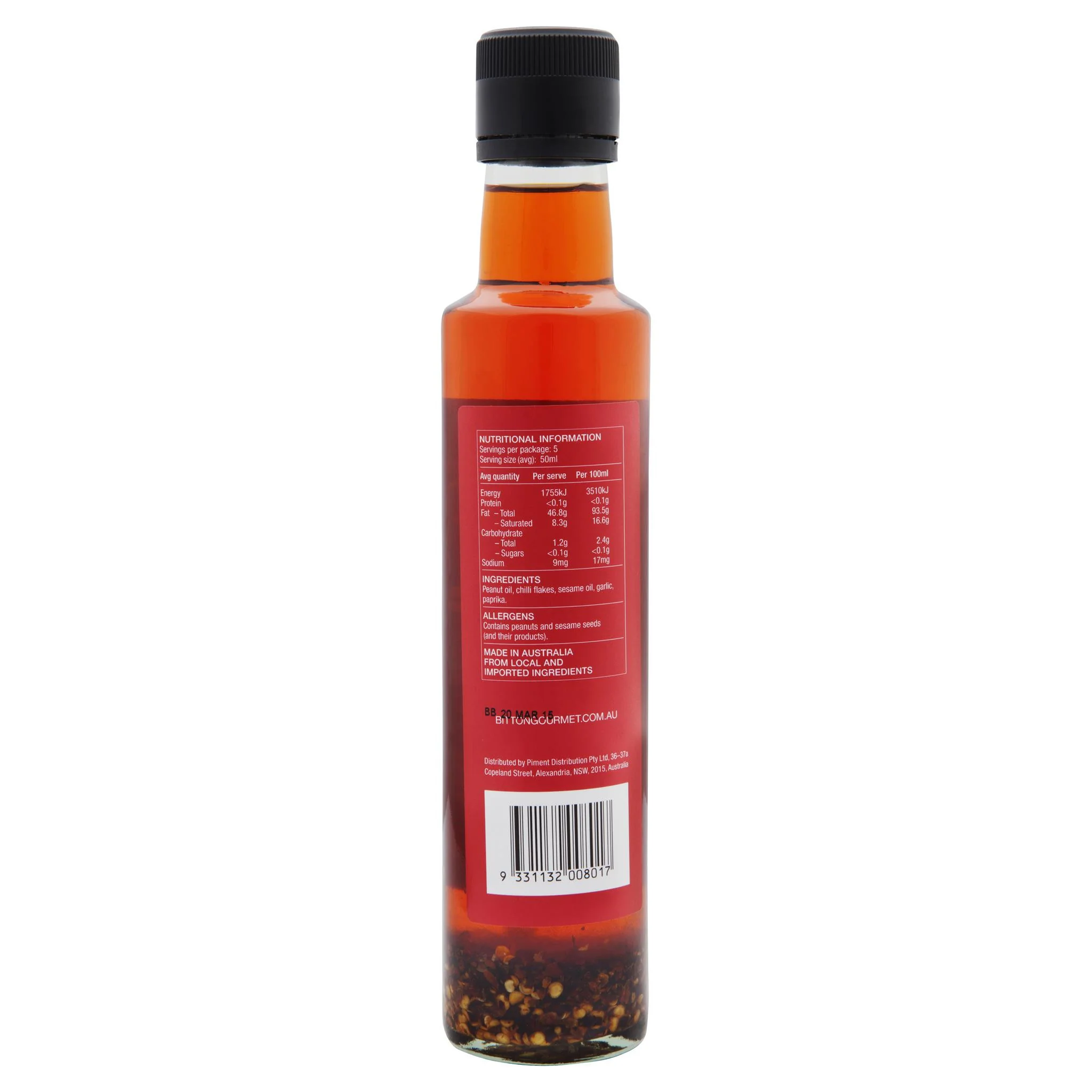 Bitton - Chilli Olive Oil (250ml) - Image 2