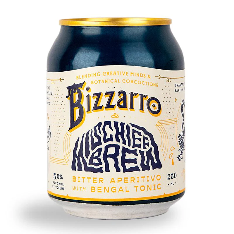 Bizzarro and Mischief Brew Tonic 4 x 250ml - Image 2