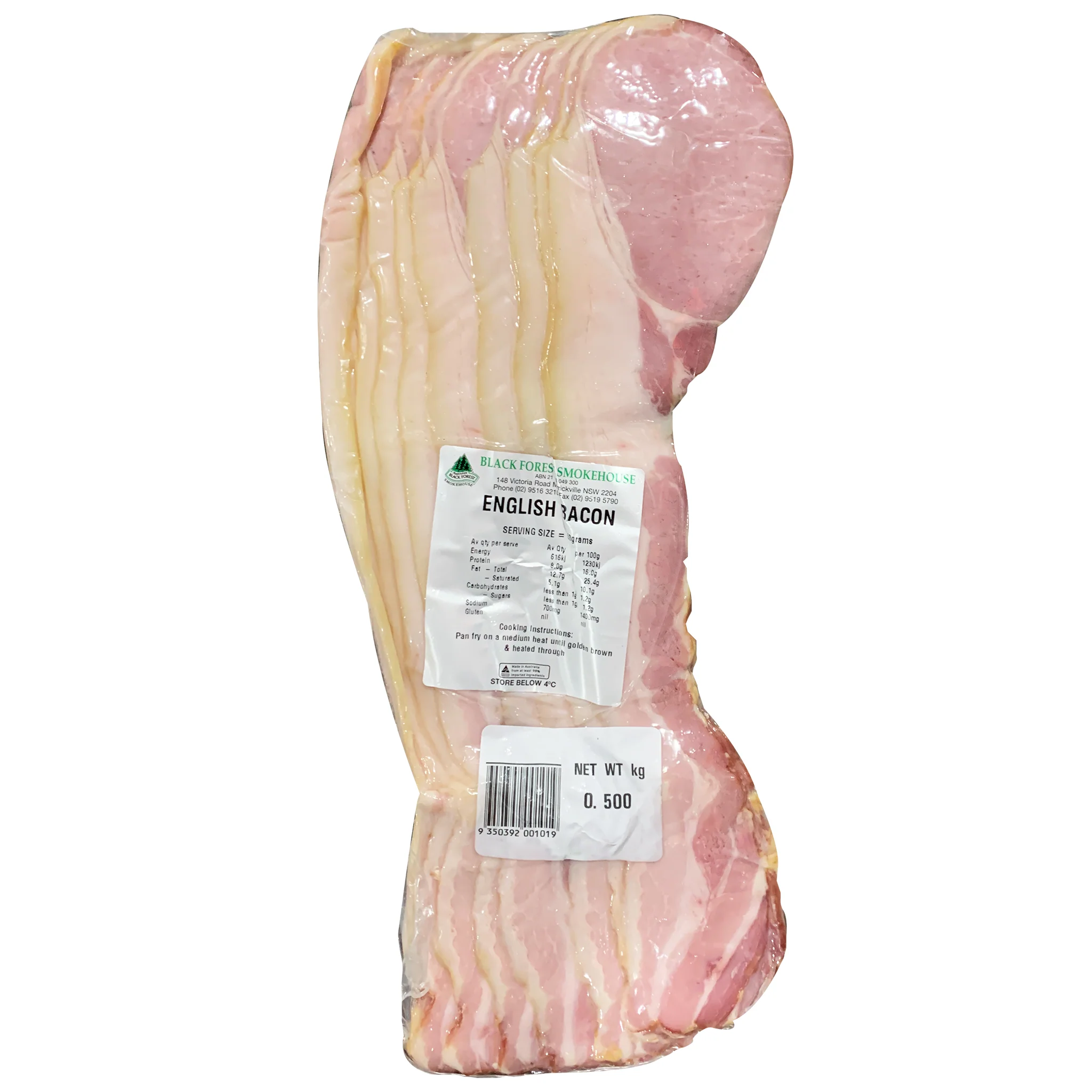 Black Forest Smokehouse Naturally Wood Smoked English Bacon 500g - Image 2