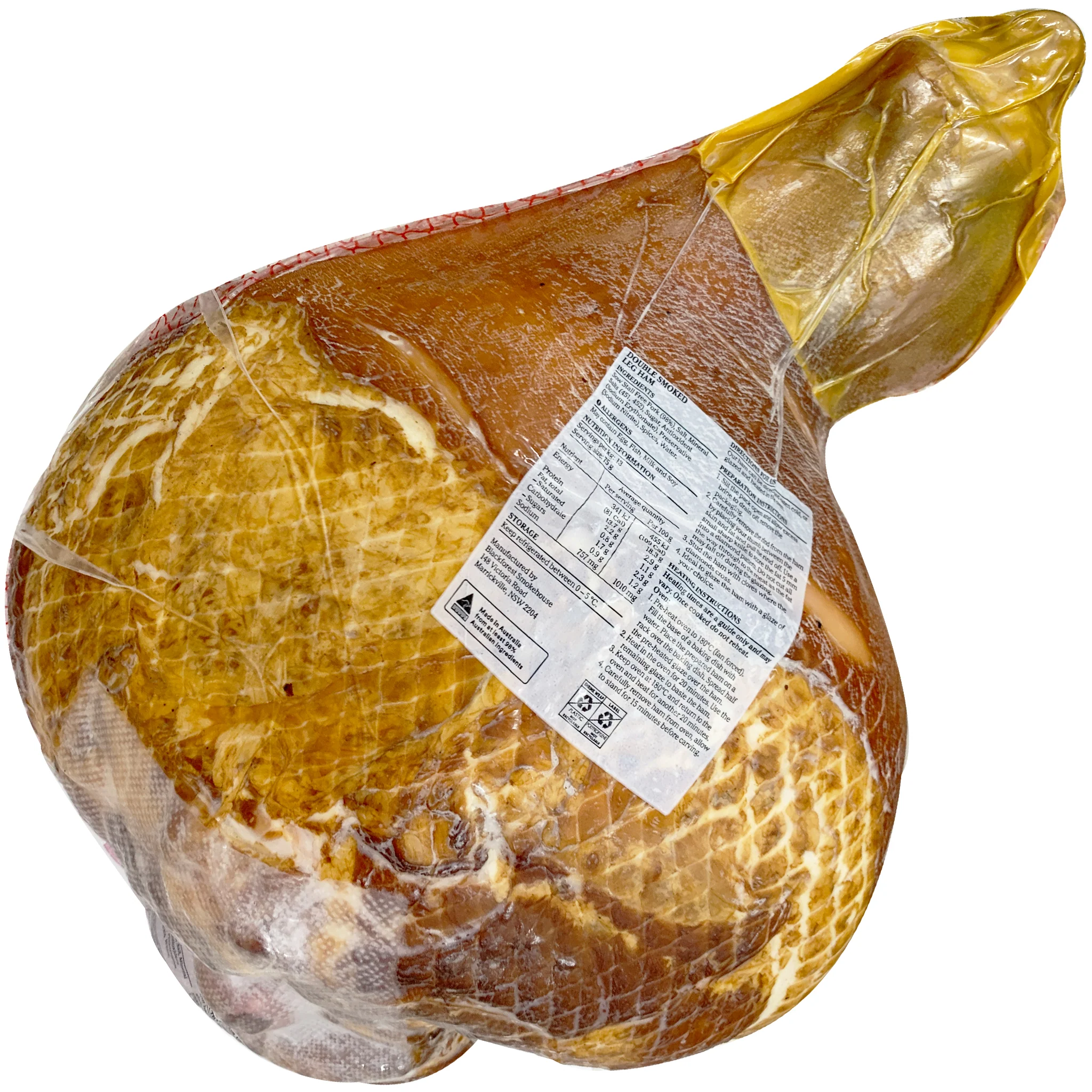 Black Forest Smokehouse Double Smoked Leg Ham On The Bone 6-9kg - Image 2