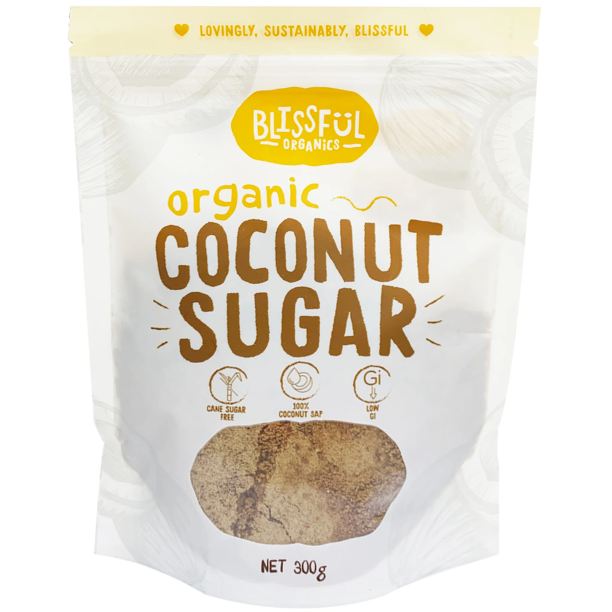 Blissful Organic Coconut Sugar 300g