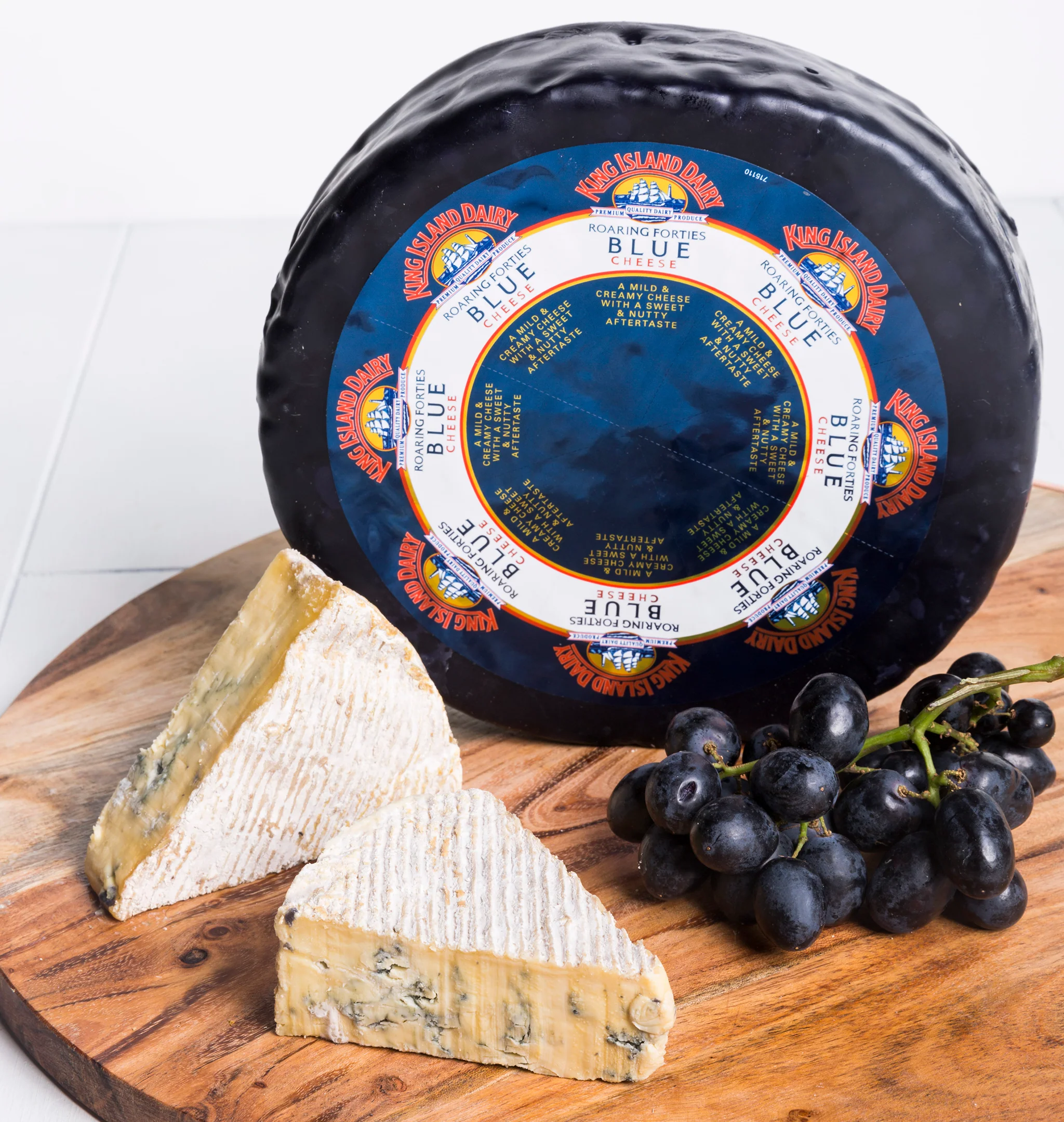 King Island Roaring 40s Blue Cheese 160-190g - Image 2