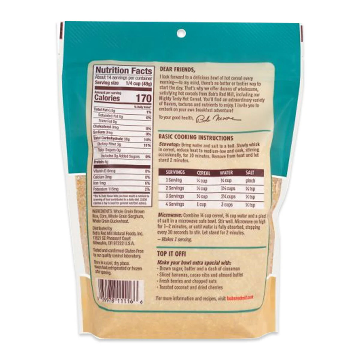 Bob's Red Mill Mighty Tasty Cereal 680g - Image 2