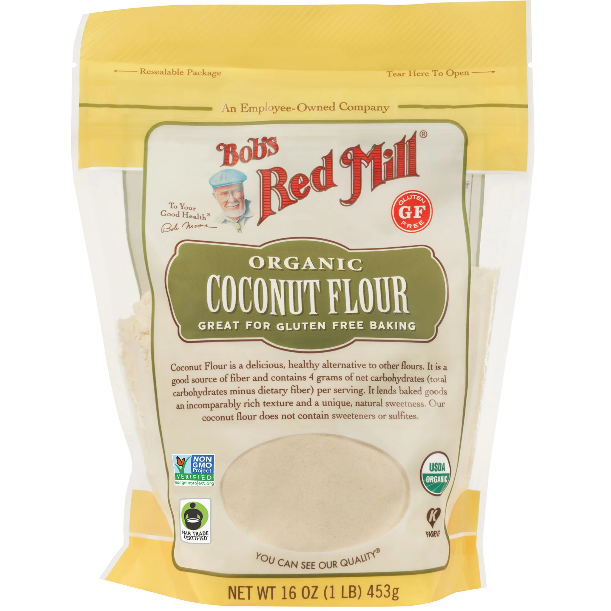 Bob's Red Mill Organic Coconut Flour 453g