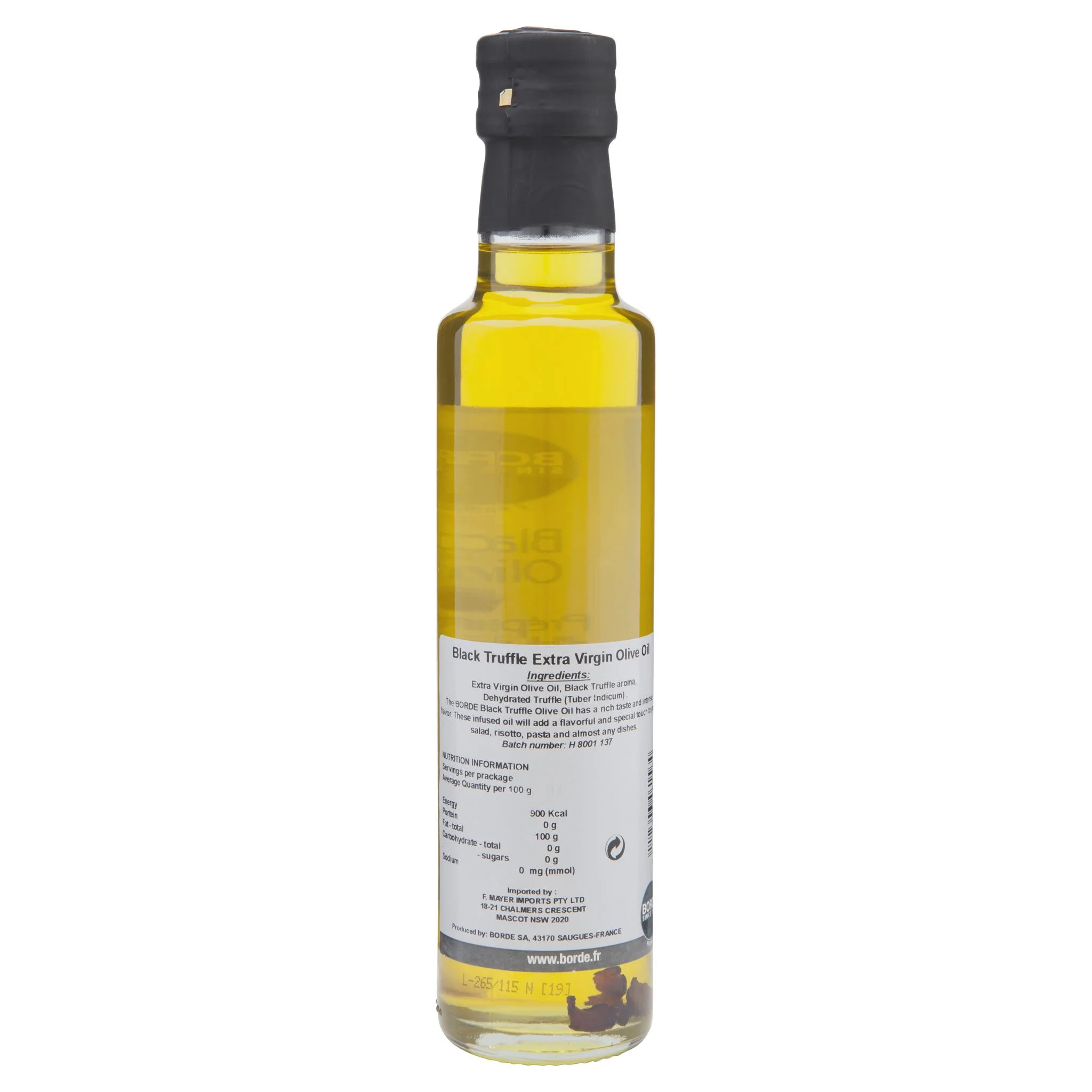 Borde Black Truffle Olive Oil 250ml - Image 2