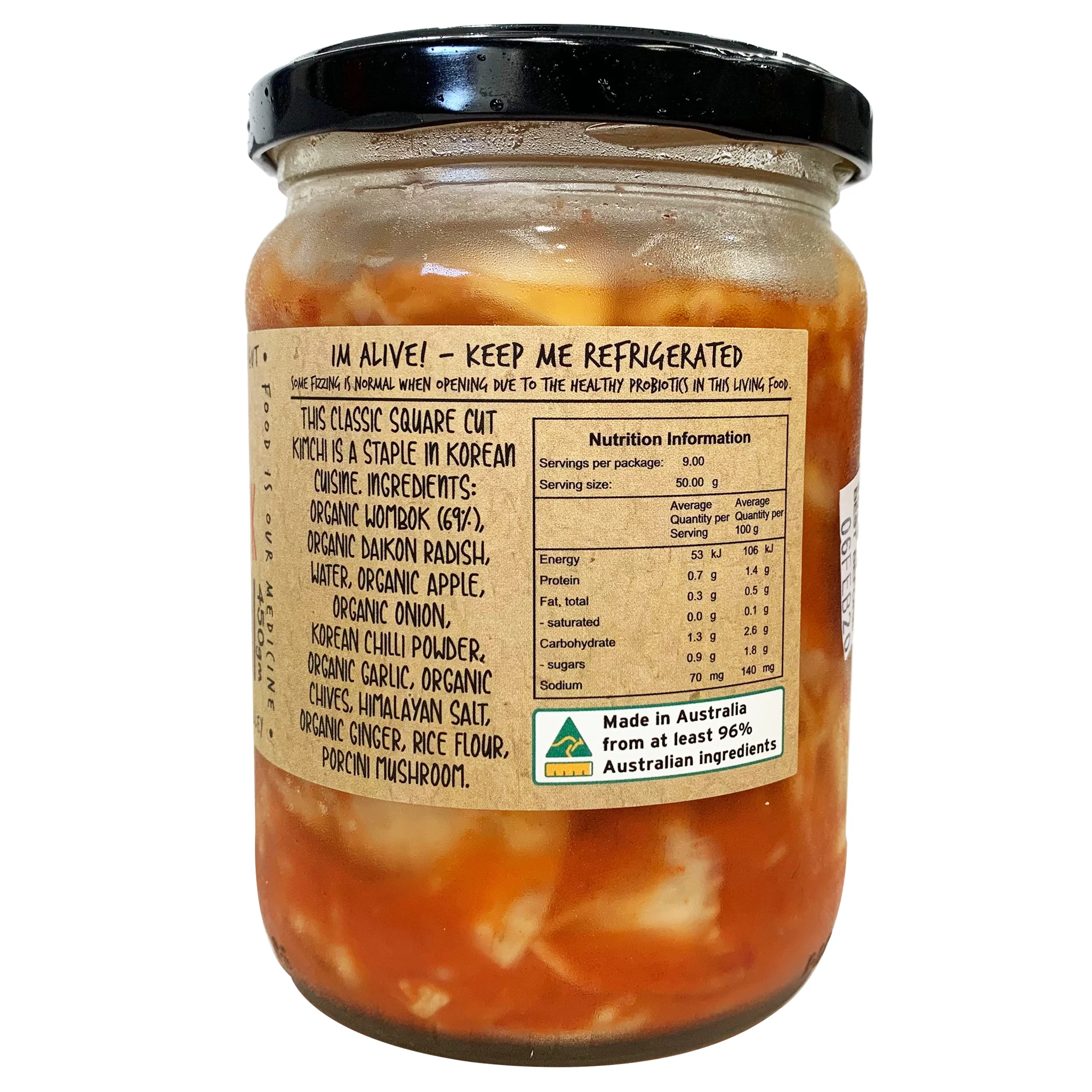 Bottled Culture Wacky Wombok Kimchi 450g - Image 3