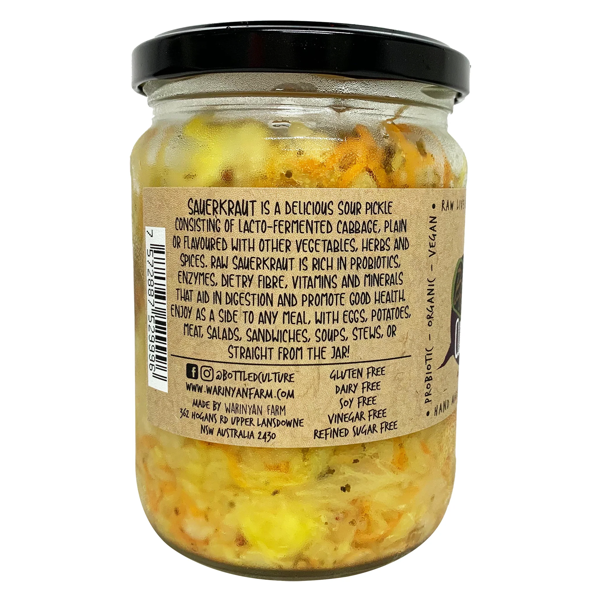 Bottled Culture Kraut Slaw 450g - Image 3