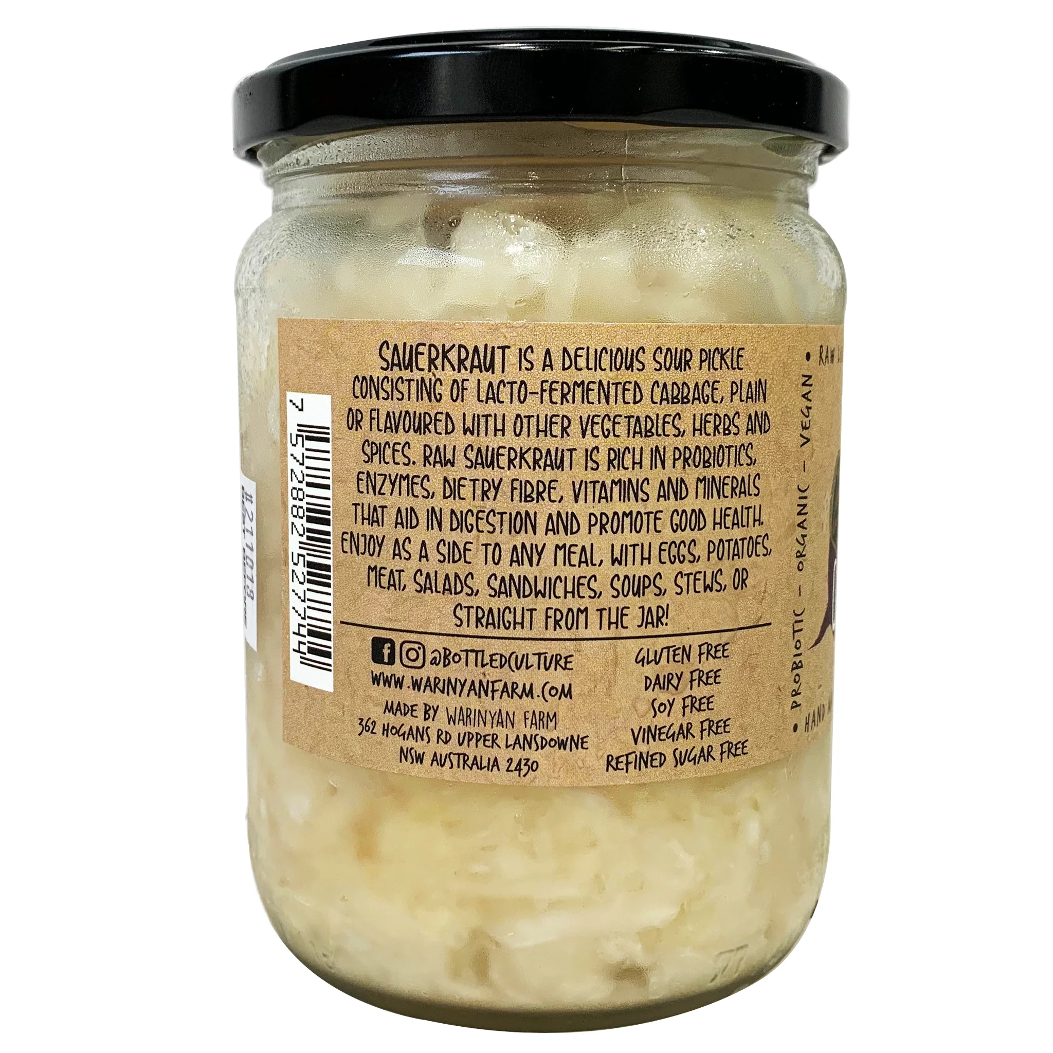Bottled Culture Sauer Kraut 450g - Image 3
