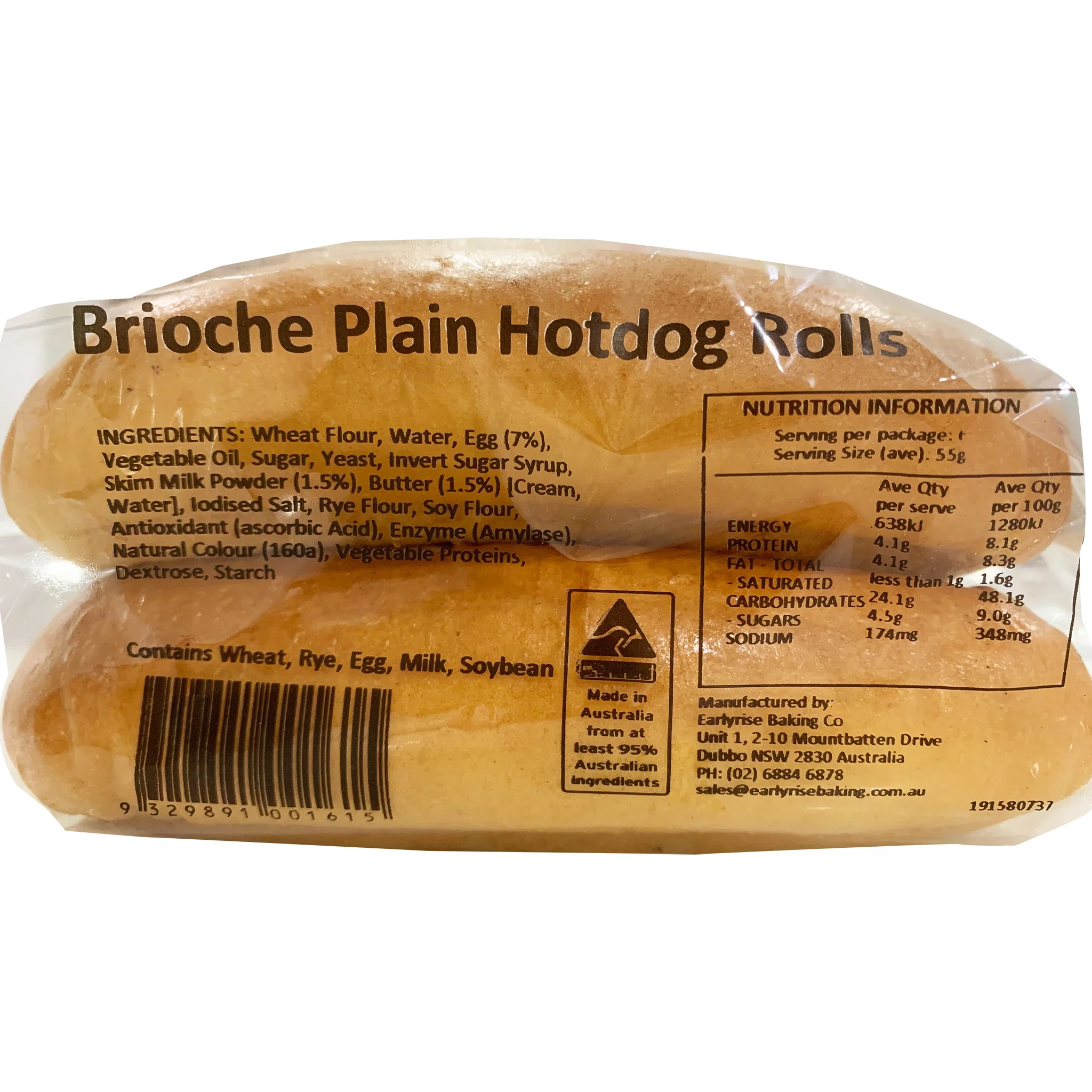 Boundary Road Brioche Hot Dog Rolls x6 - Image 3