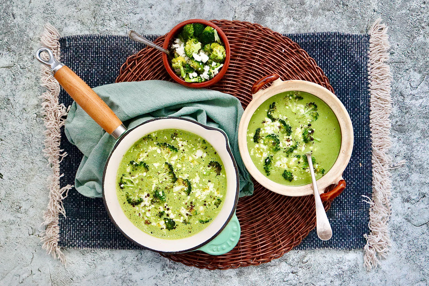 Broccoli and Feta Cheese Soup - Image 2