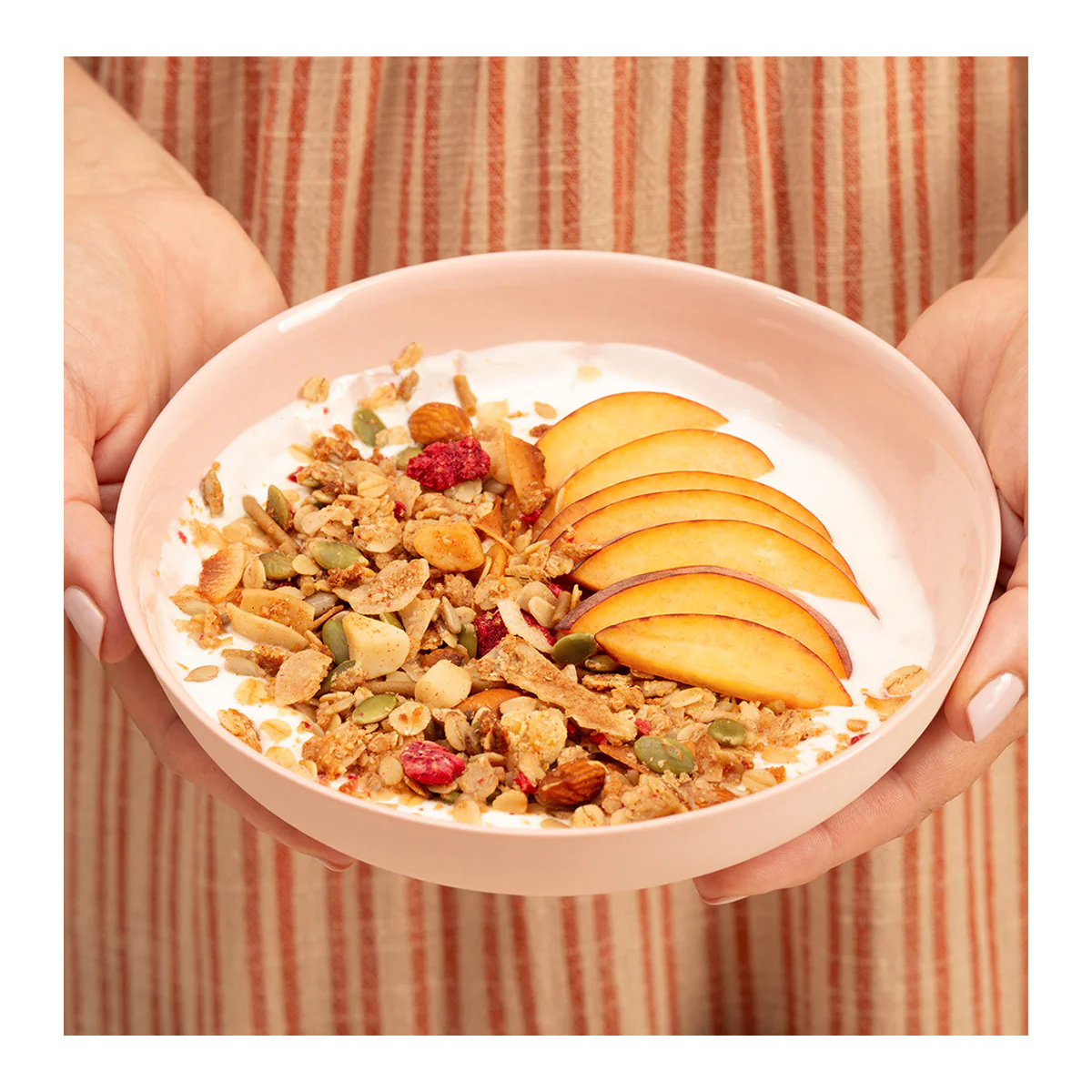 Brookfarm Low Sugar Granola Macadamia Raspberry 400g - Image 4