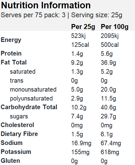 Brookfarm Nut & Fruit Mix Macadamia Cranberry 75g - Image 3